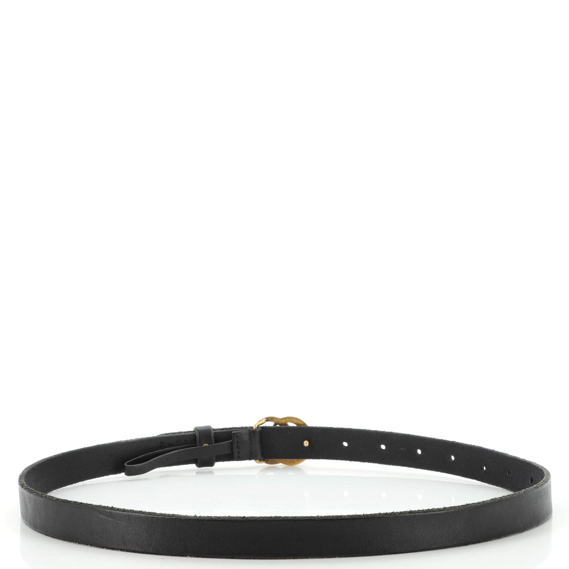 GG Marmont Belt Leather Thin 80
