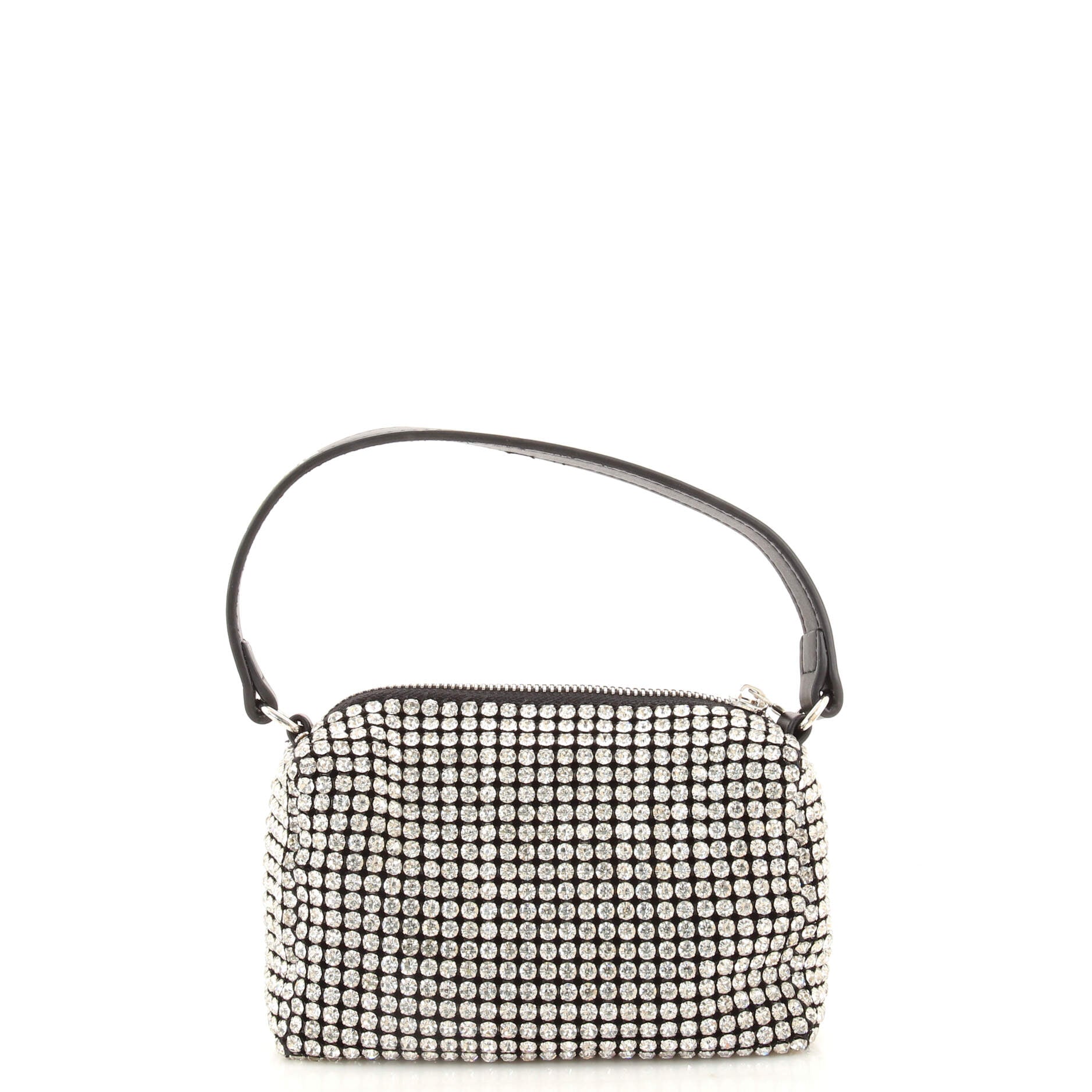 Wangloc Pouch Rhinestone Embellished Mesh Mini