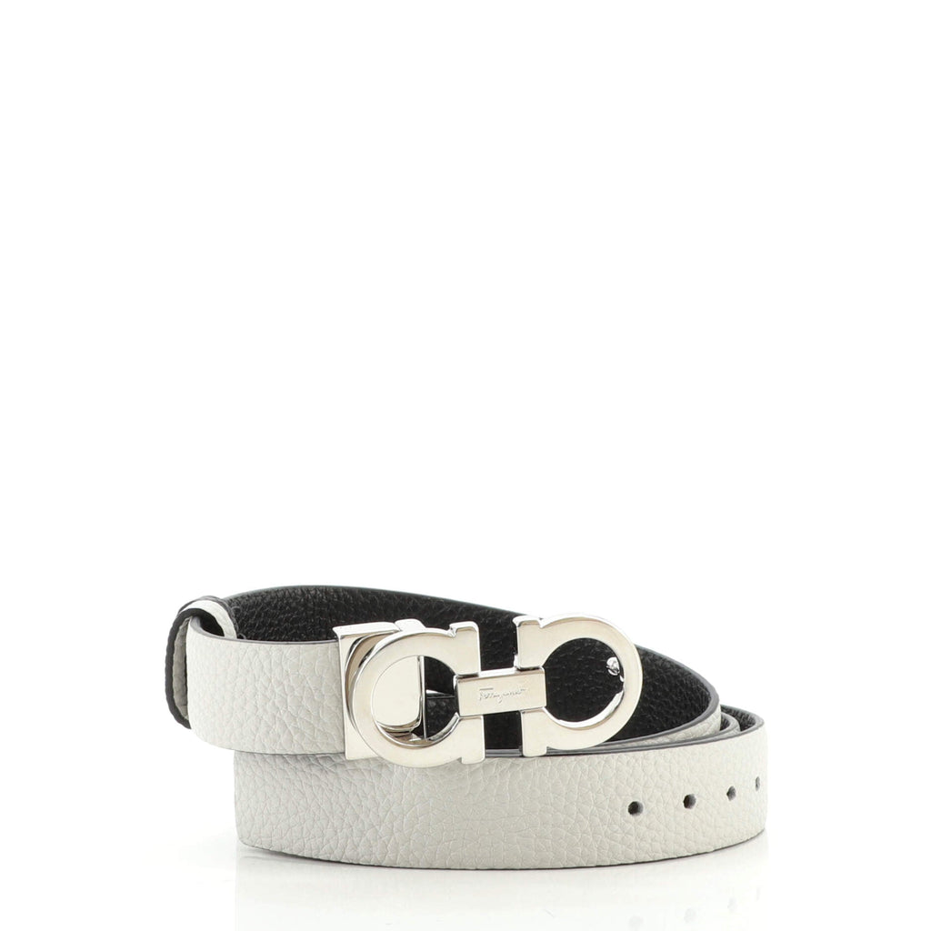 Gancini Reversible Belt Leather Thin 100