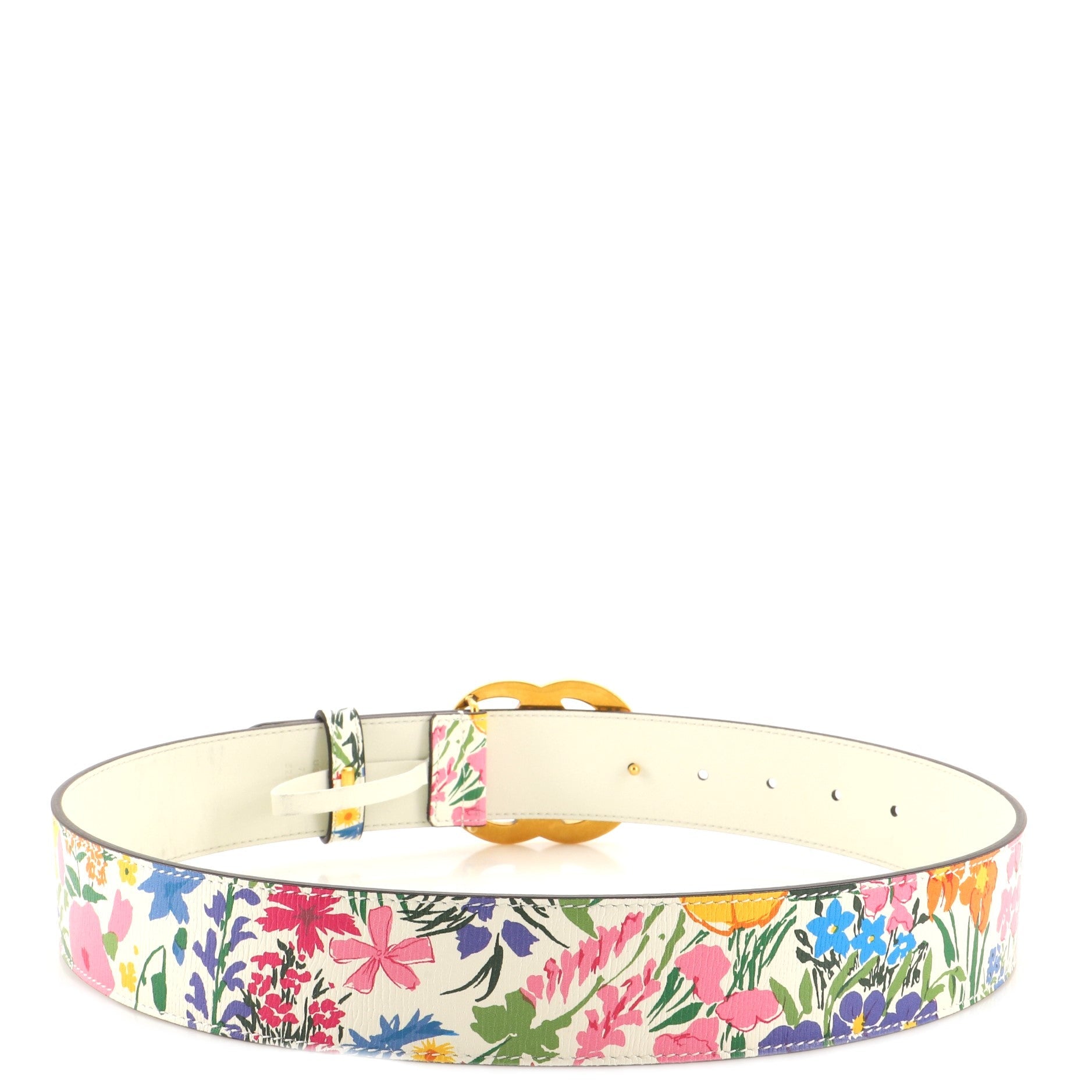 GG Marmont Belt Printed Leather Wide 75