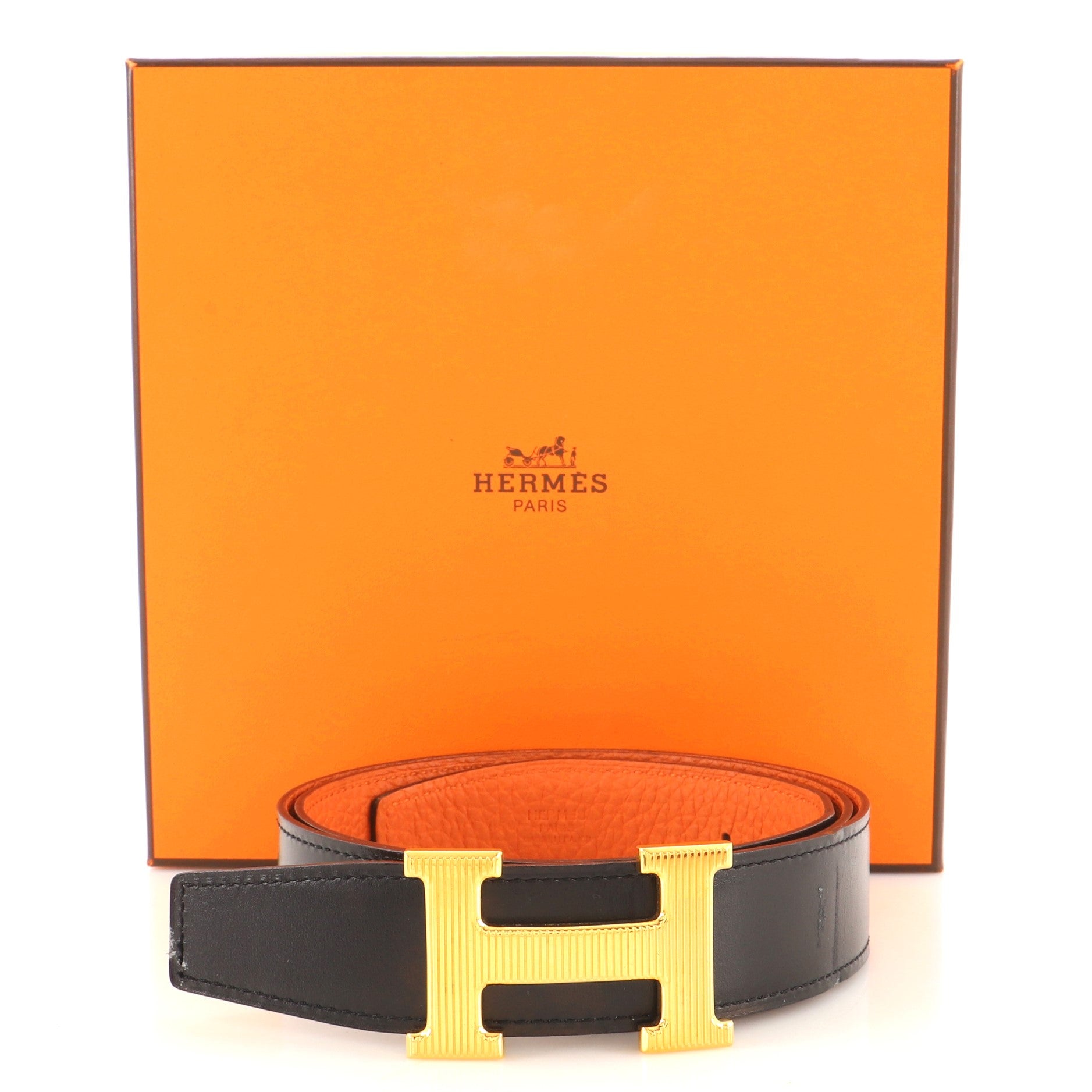 Constance Reversible Belt Leather Medium 85