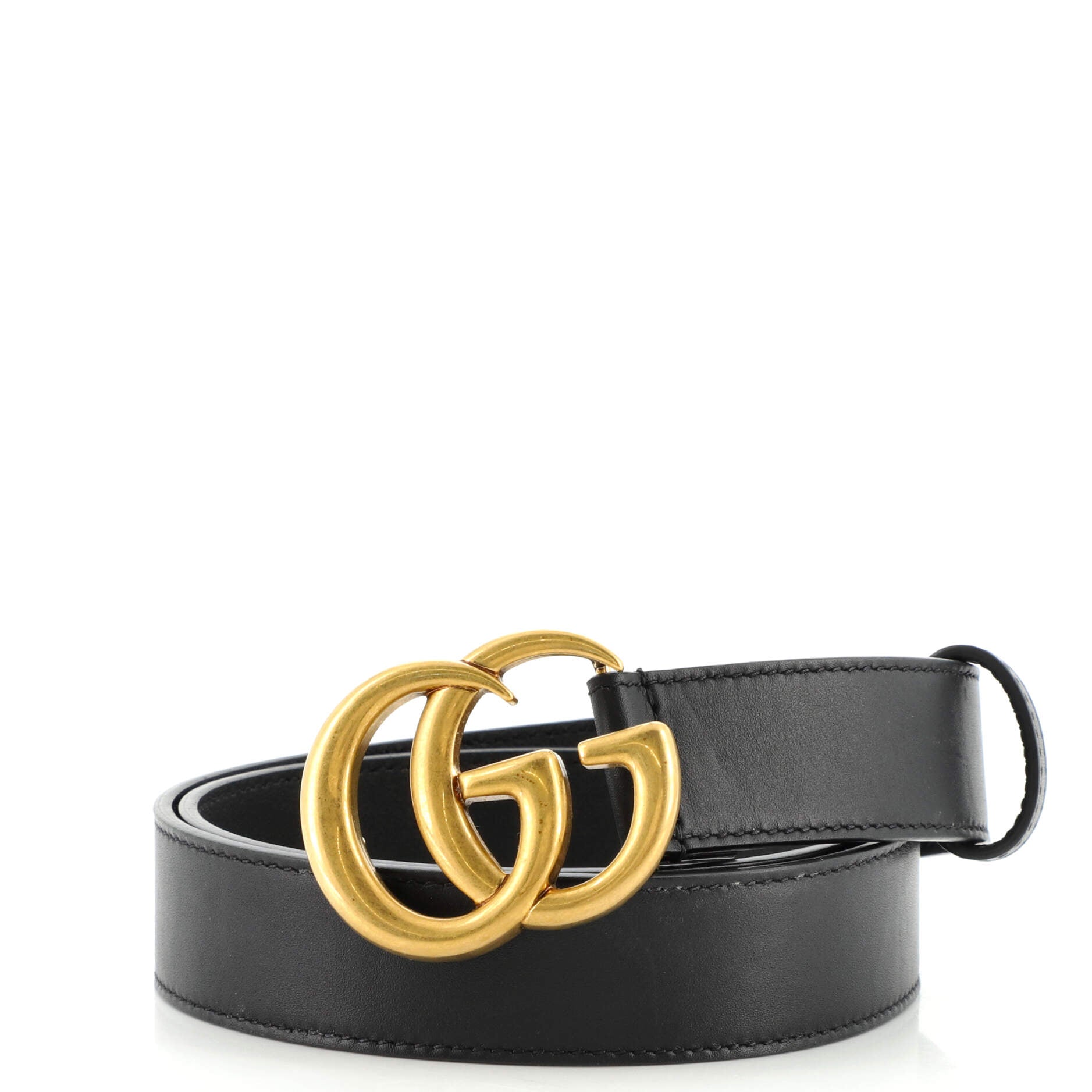 GG Marmont Belt Leather Medium 75
