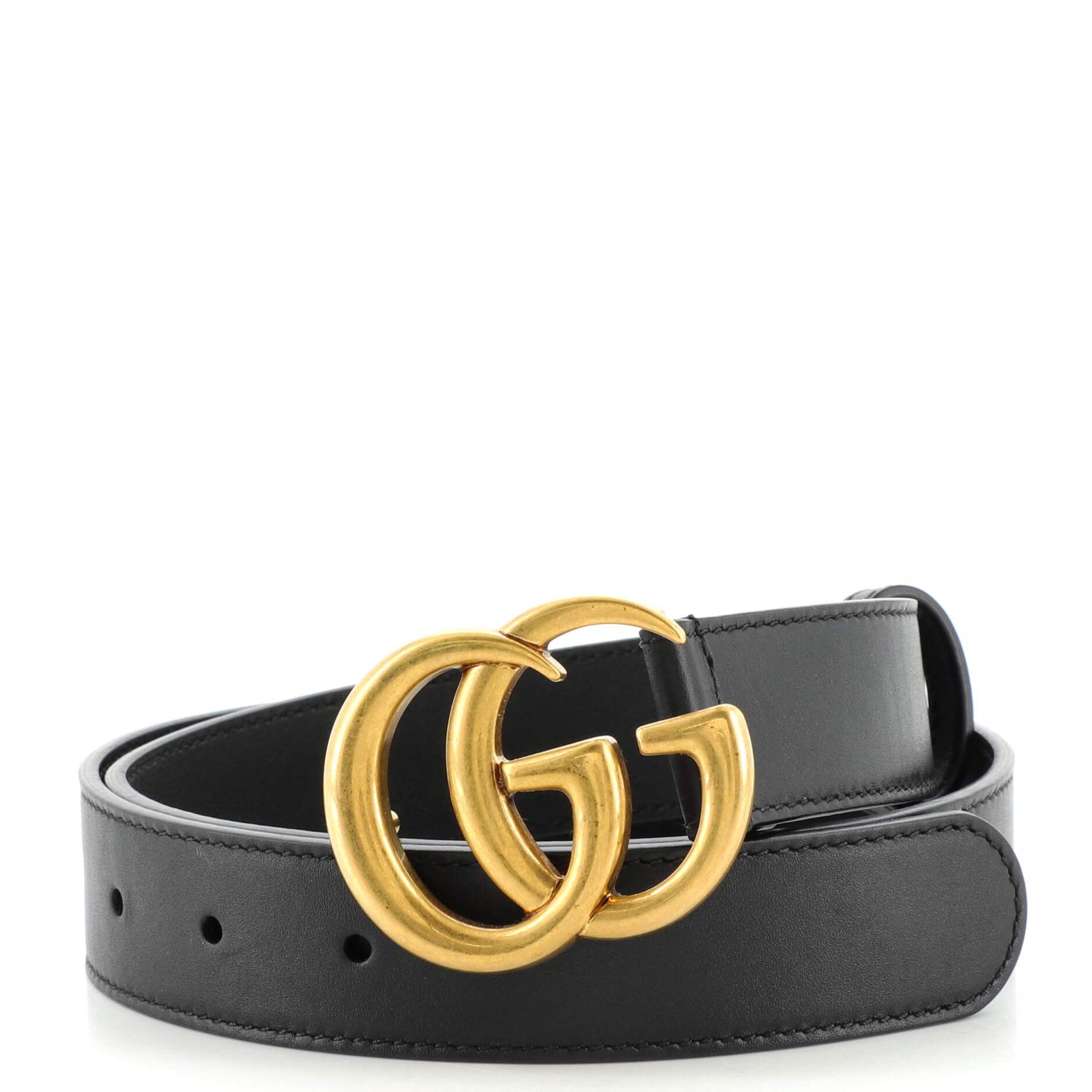 GG Marmont Belt Leather Medium 75