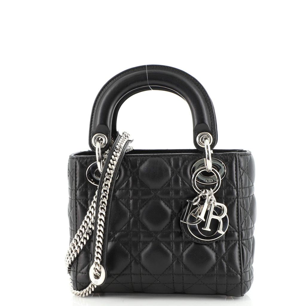 Lady Dior Bag Cannage Quilt Lambskin Mini