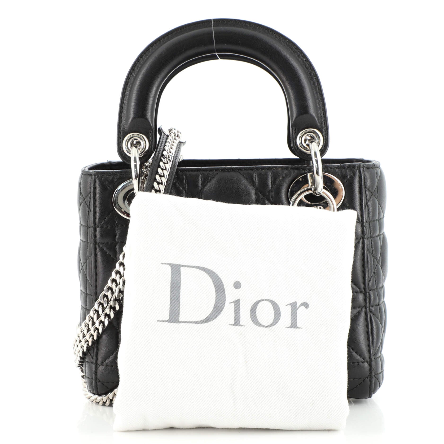 Lady Dior Bag Cannage Quilt Lambskin Mini