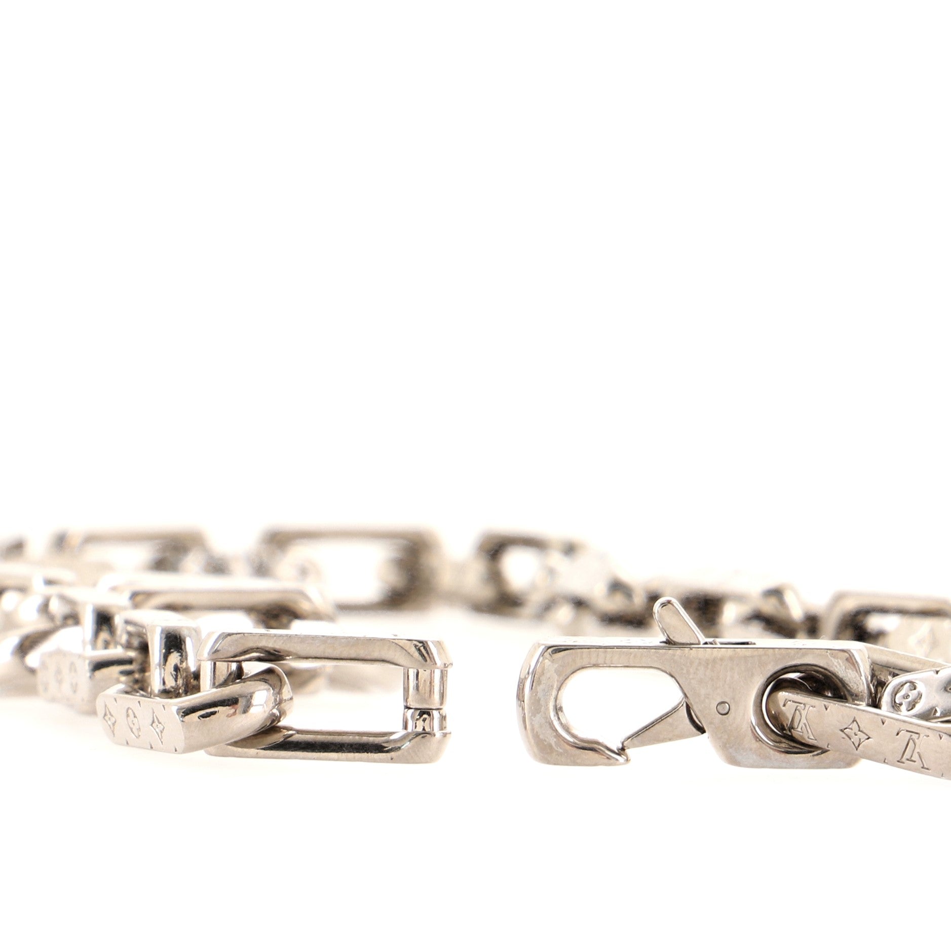 Monogram Chain Necklace Metal