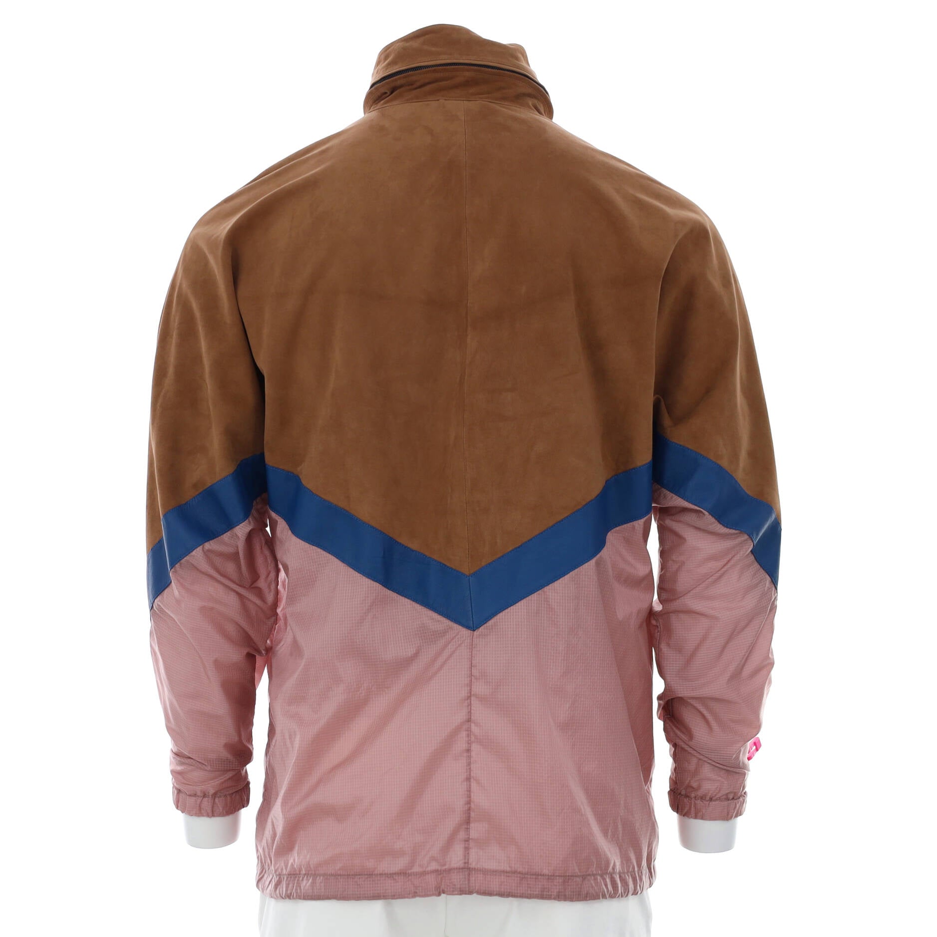 Men's Windbreaker Blouson Jacket Lambskin with Goatskin and Polyamide