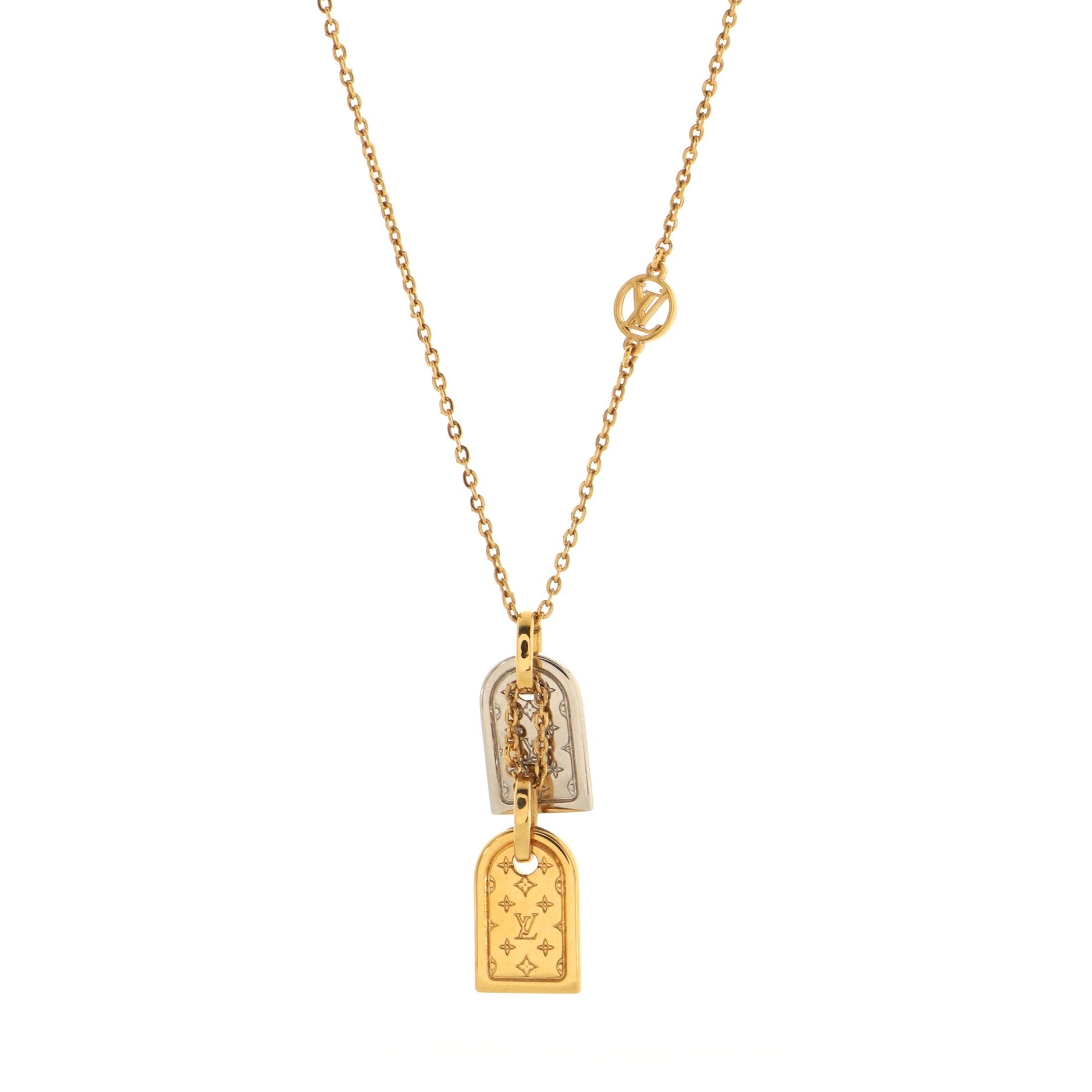 Nanogram Name Tag Pendant Necklace Metal