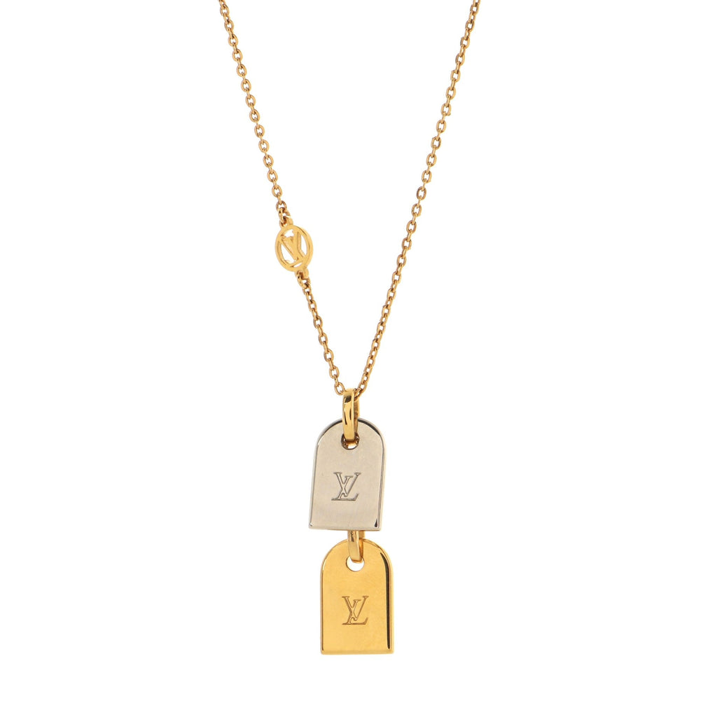 Nanogram Name Tag Pendant Necklace Metal