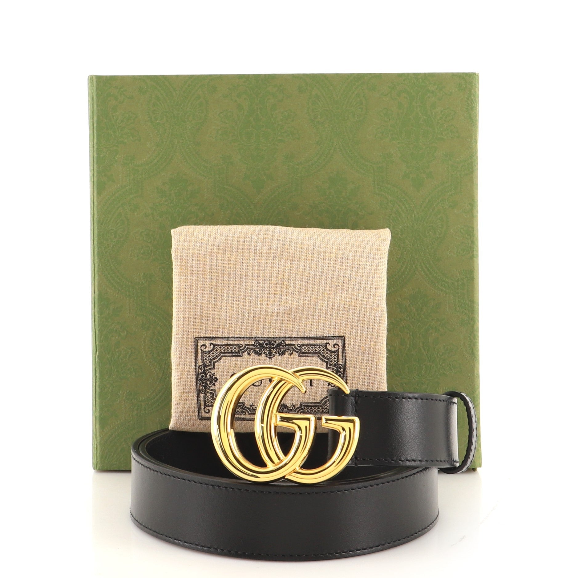 GG Marmont Belt Leather Medium 90