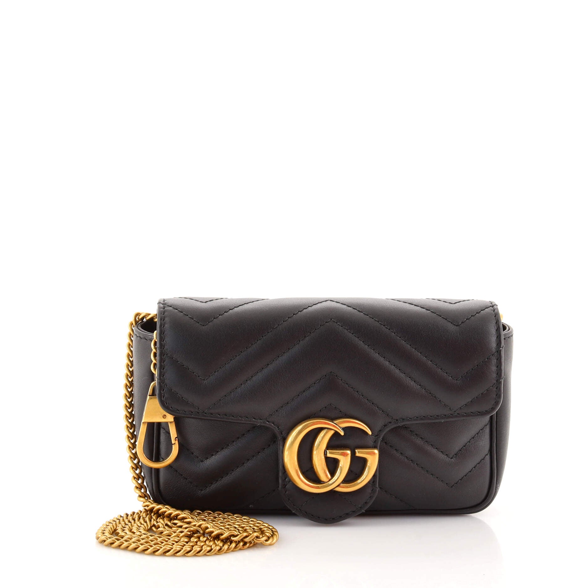 GG Marmont Flap Bag Matelasse Leather Super Mini
