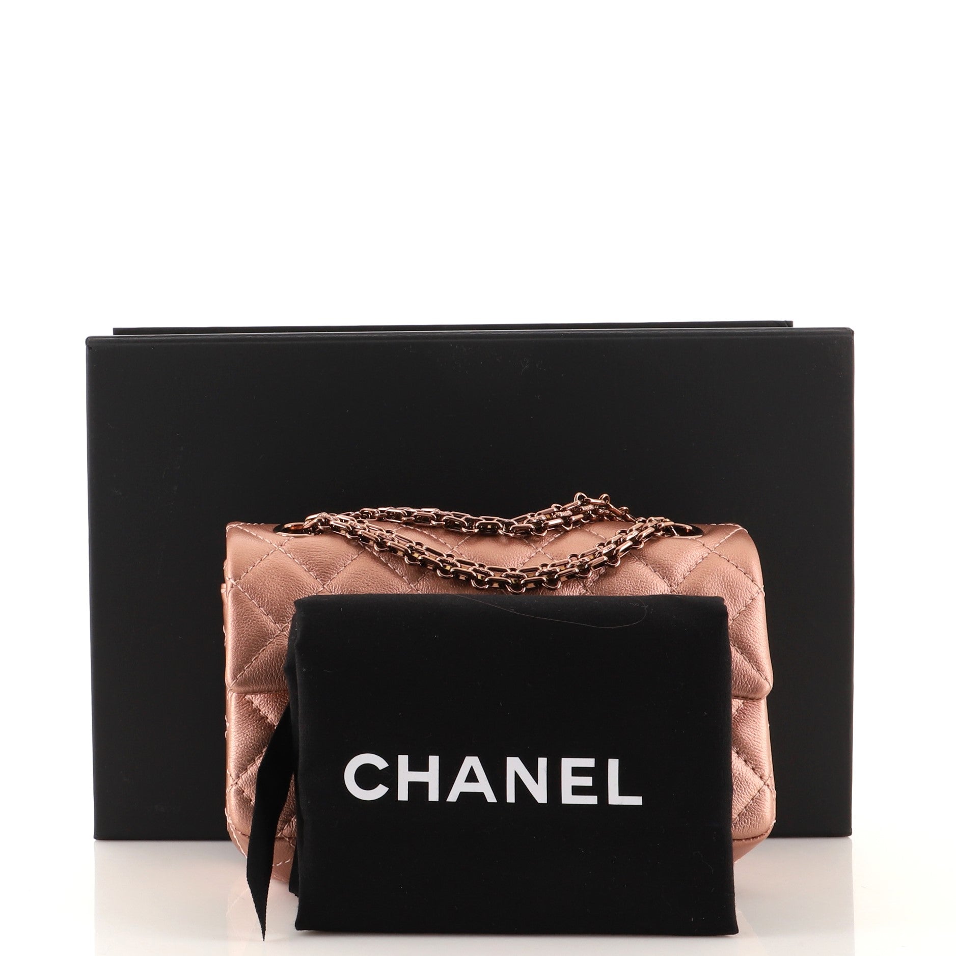 Reissue 2.55 Flap Bag Quilted Metallic Calfskin Mini