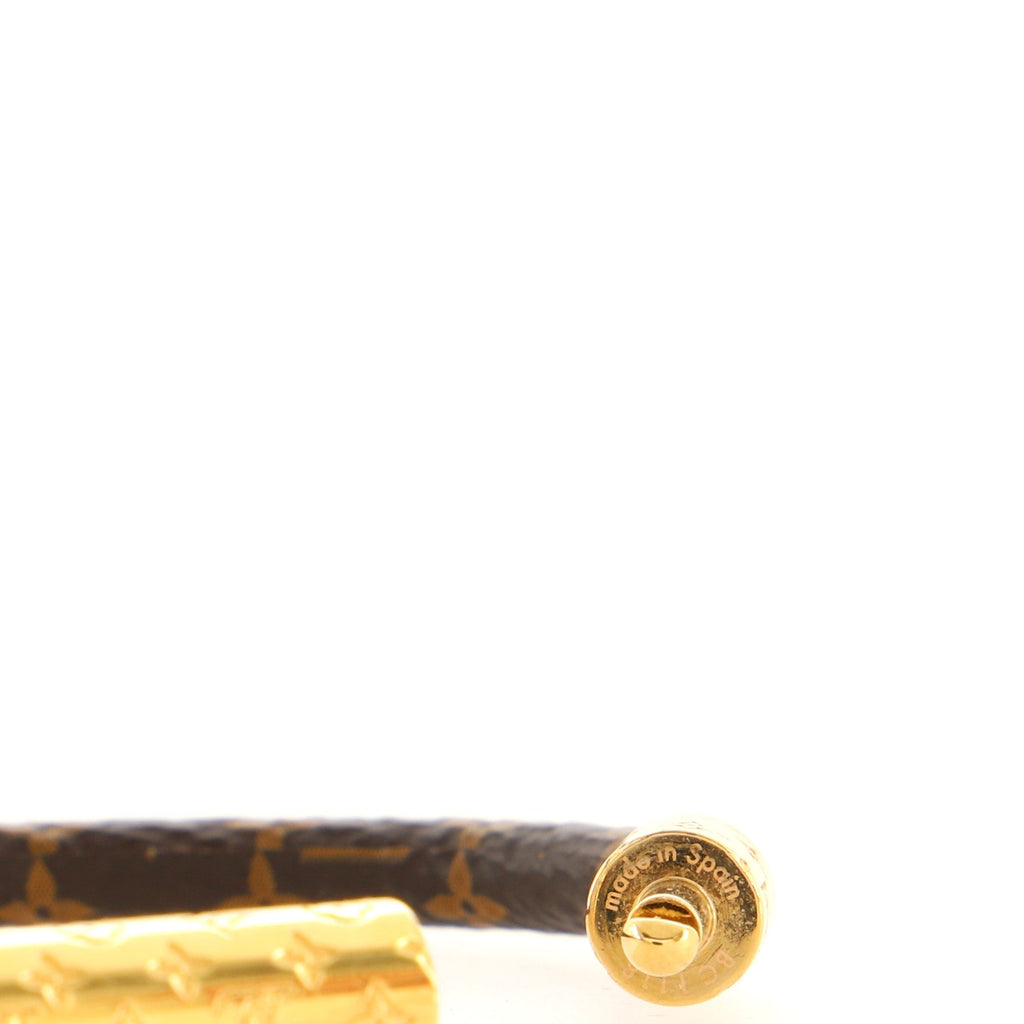 LV Confidential Bracelet Monogram Canvas with Metal