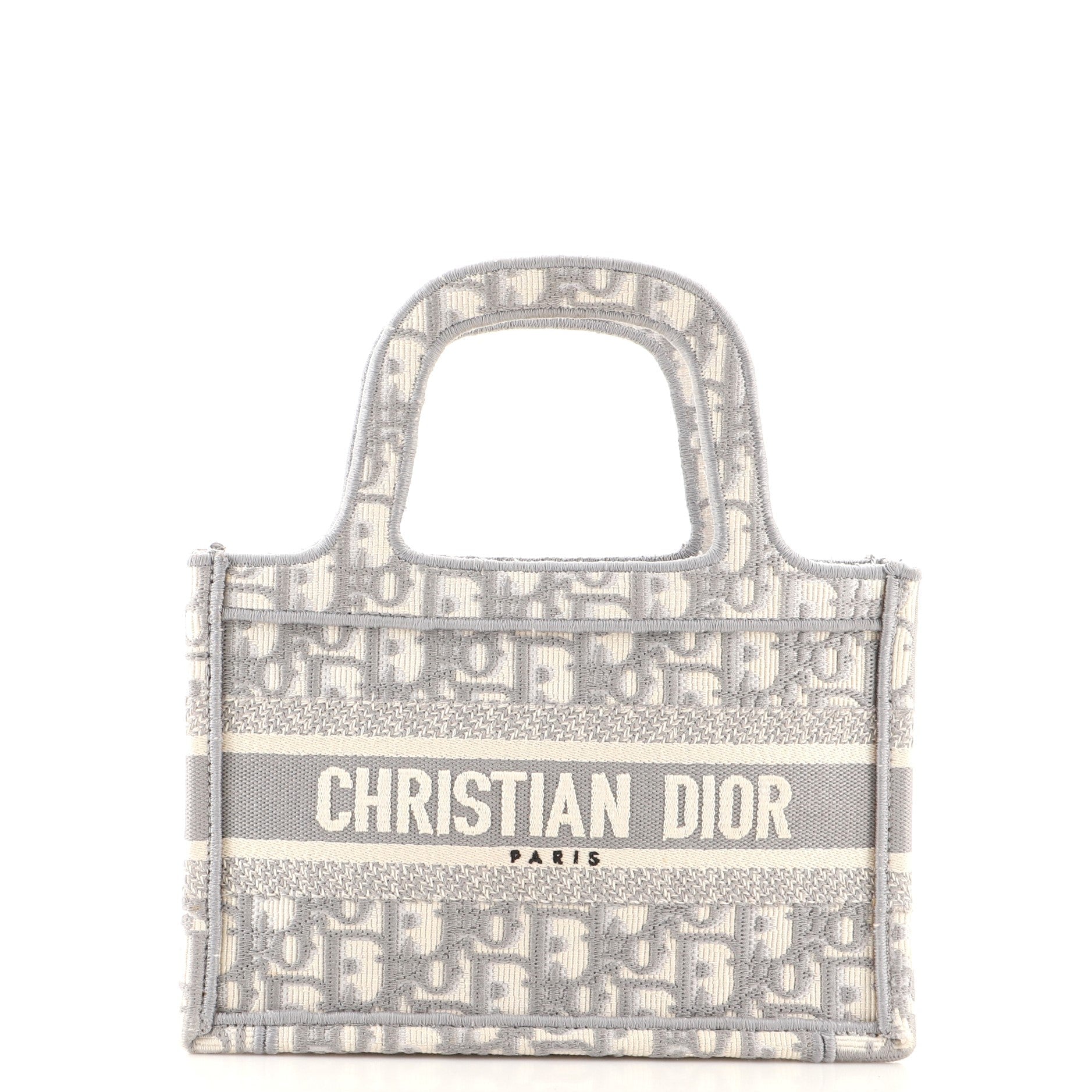 Book Tote Oblique Canvas Mini
