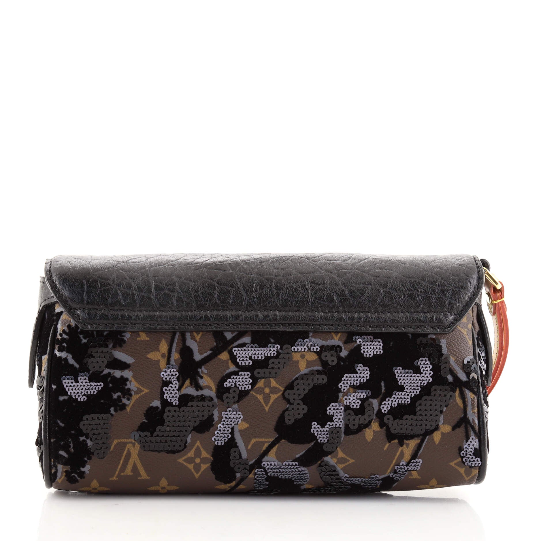 Manege Clutch Fleur De Jais Monogram Canvas
