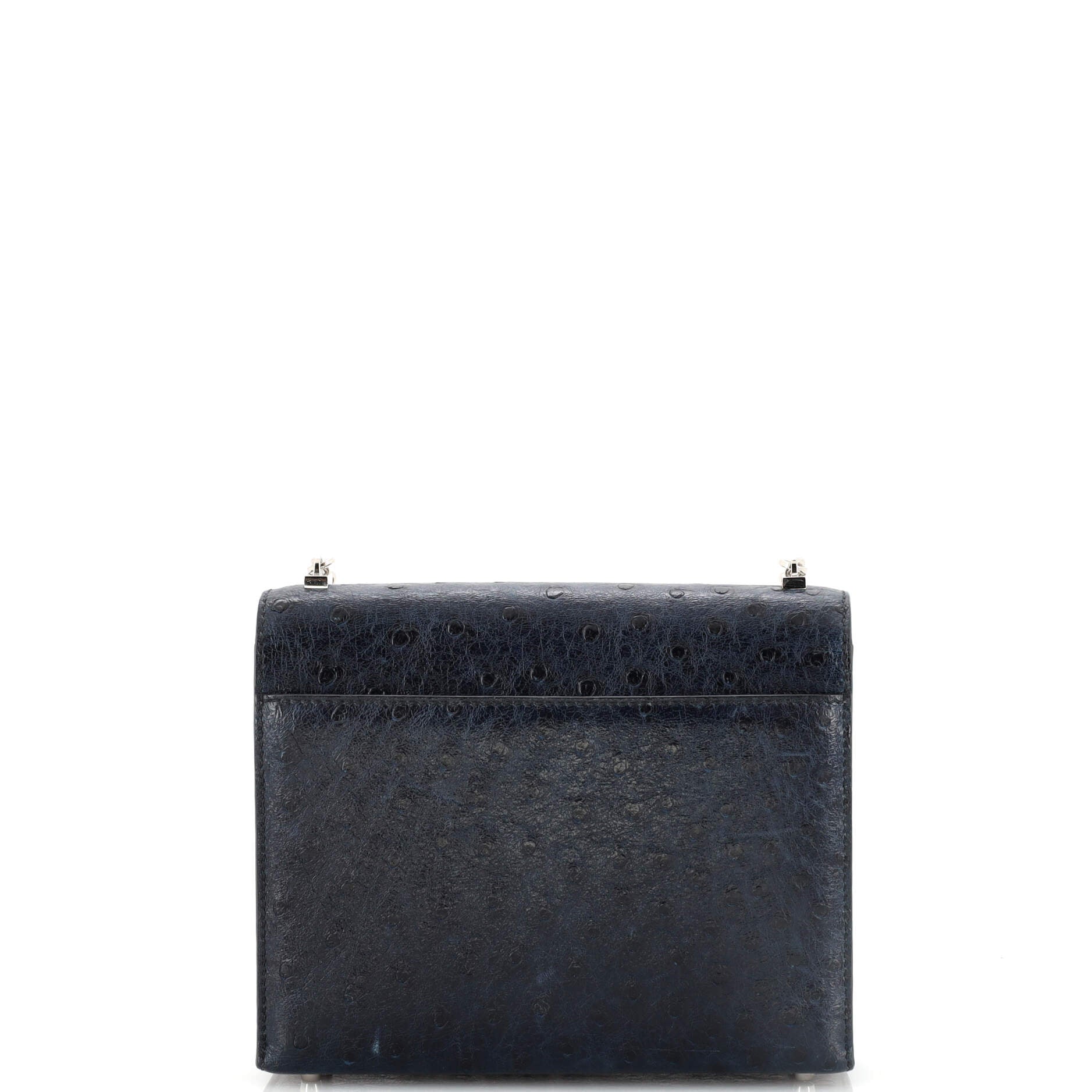 Verrou Chaine Bag Ostrich Mini