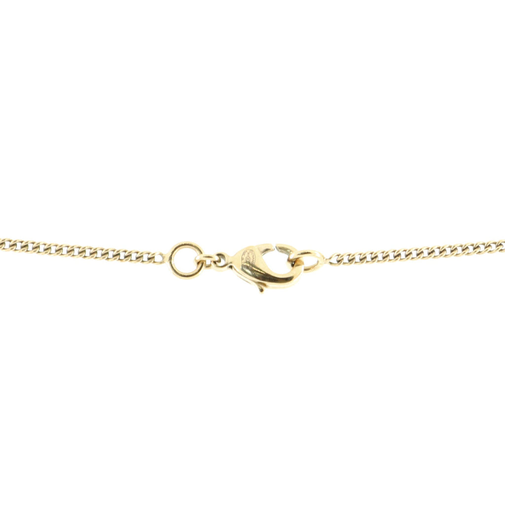 CC Clover Flap Bag Pendant Necklace Metal with Enamel