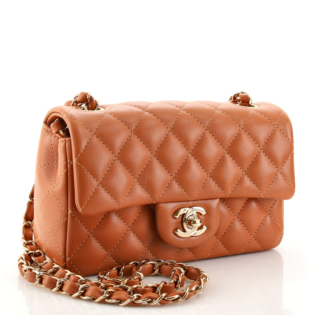 Classic Single Flap Bag Quilted Lambskin Mini