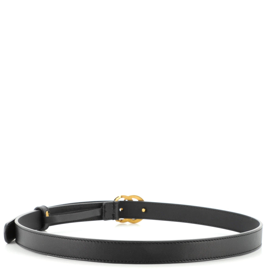 GG Marmont Belt Leather Thin 80