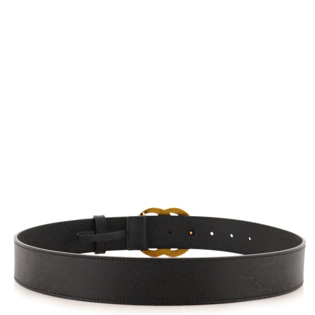 Pearly GG Marmont Belt Leather Wide 80