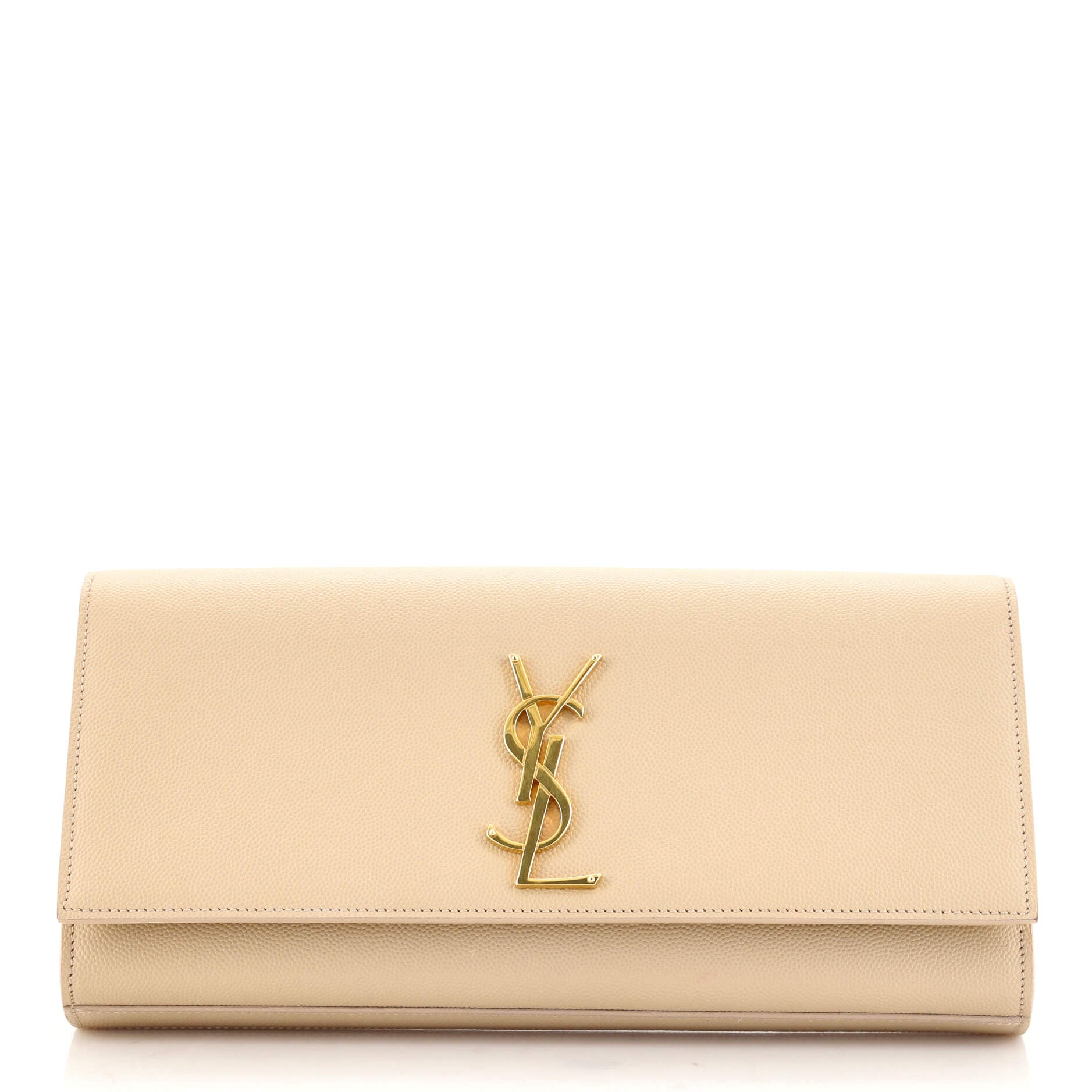 Classic Monogram Clutch Leather Long