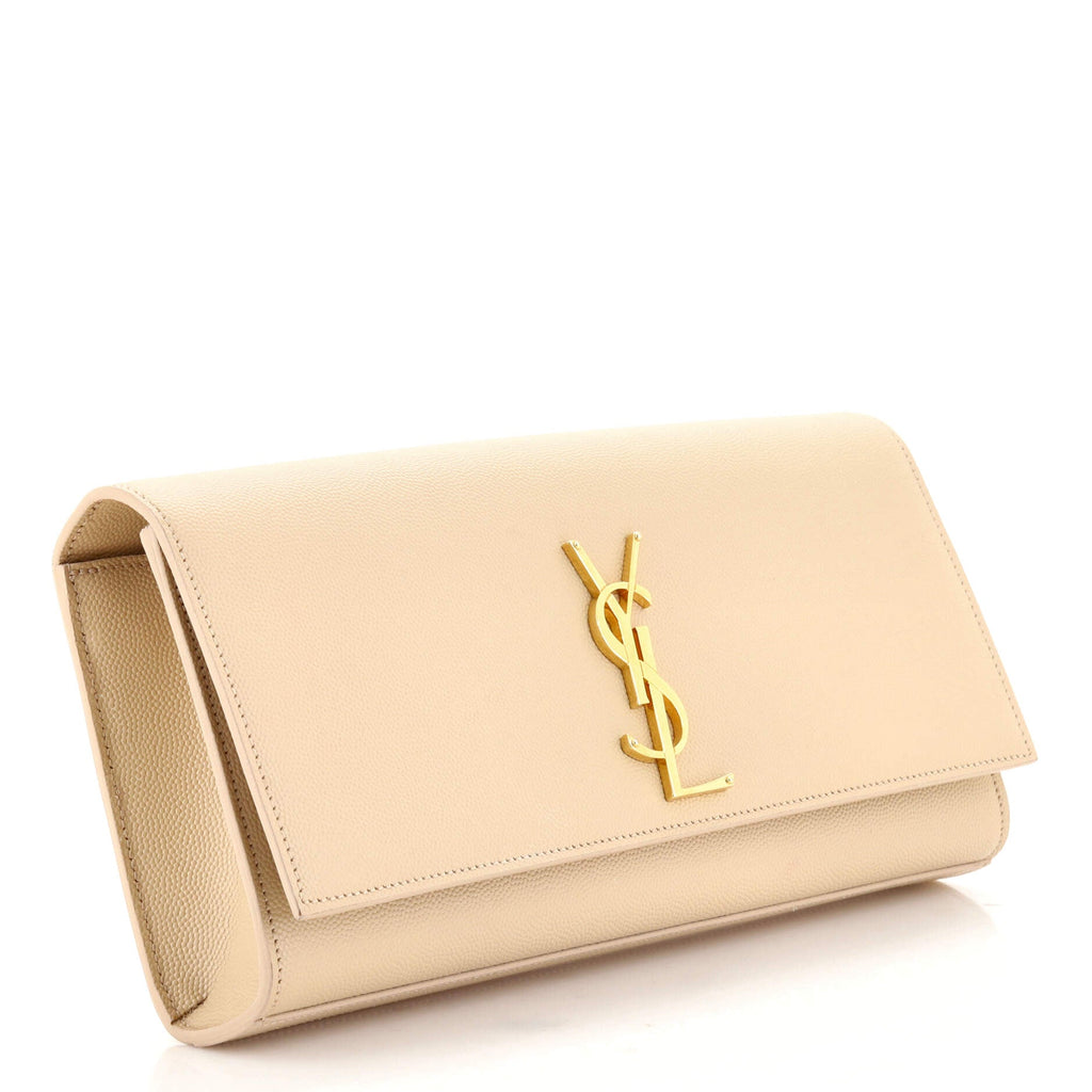Classic Monogram Clutch Leather Long