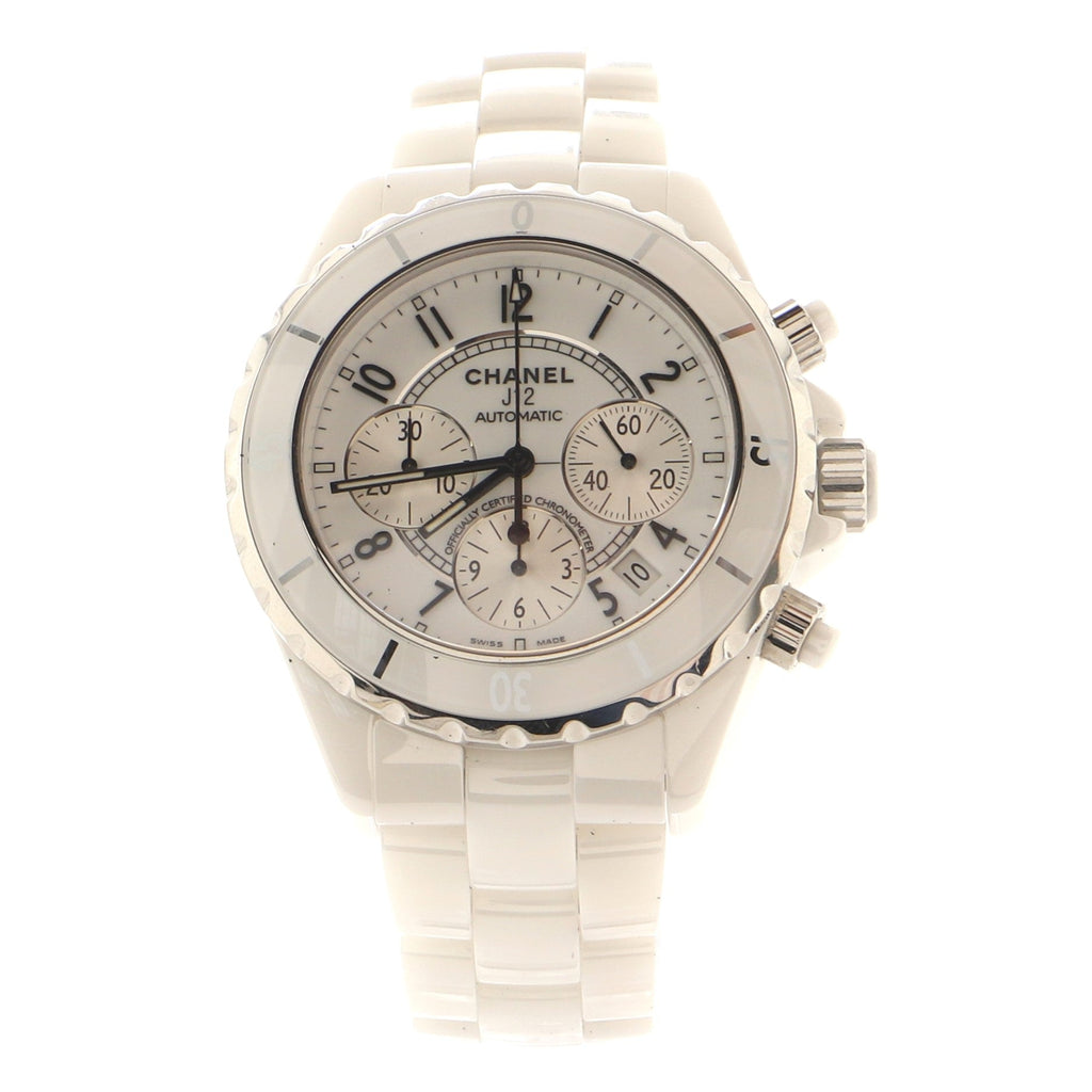 J12 Chronograph Automatic Watch Ceramic and Stainless Steel 41