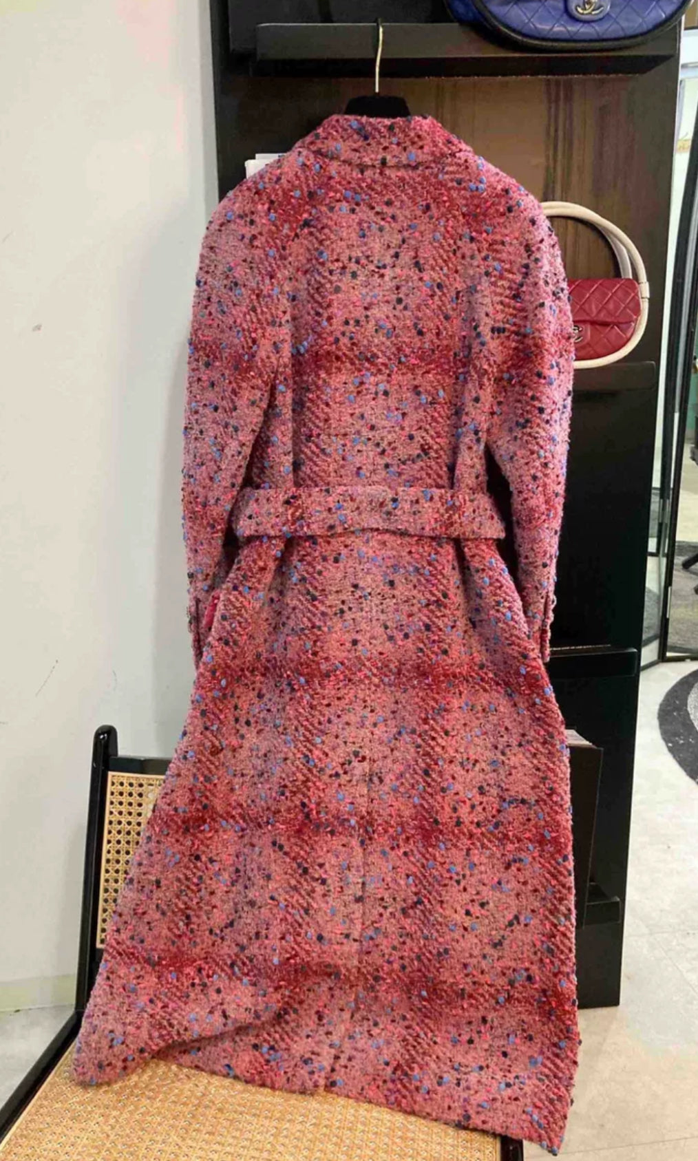 Chanel 22 Pink Long Coat