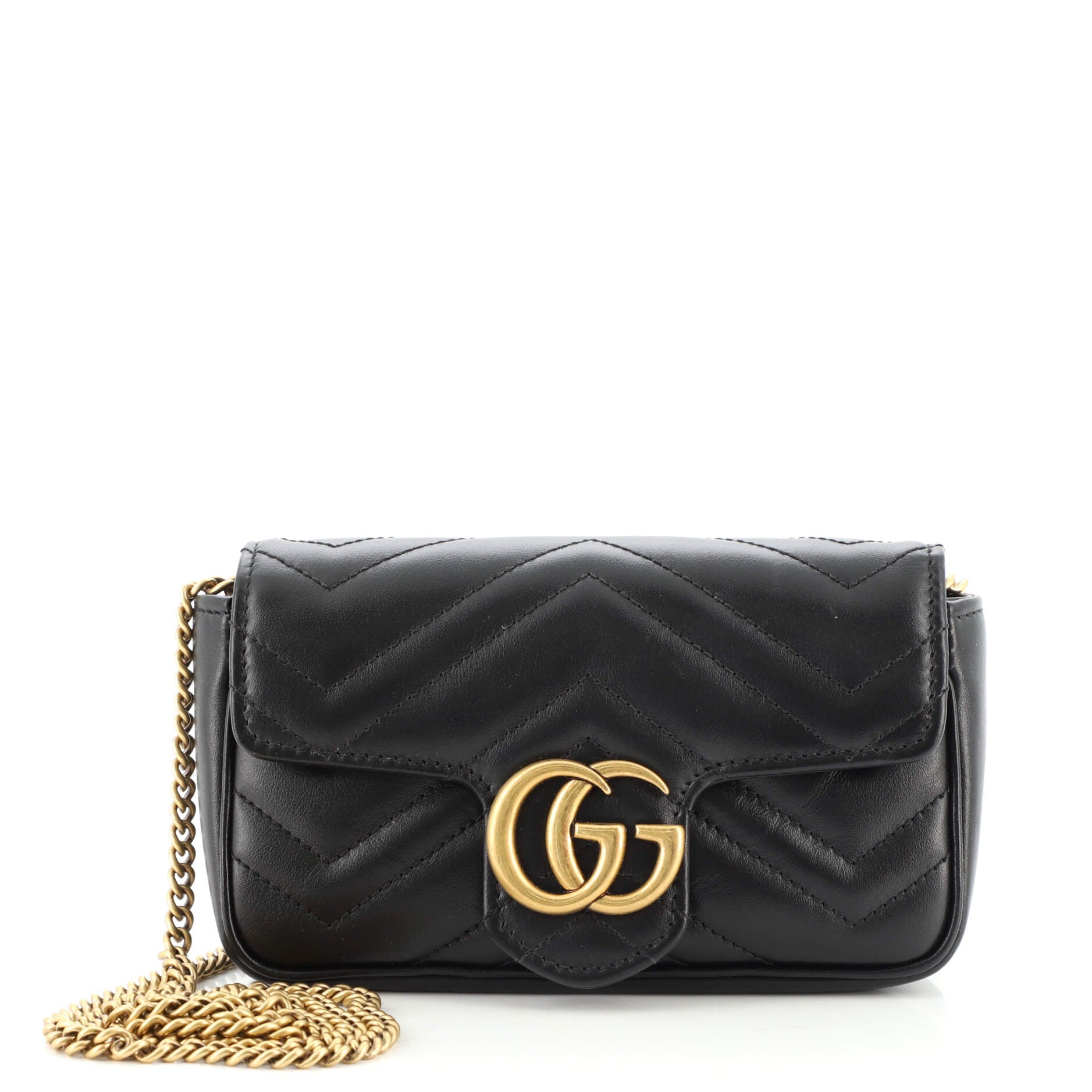 GG Marmont Flap Bag Matelasse Leather Super Mini