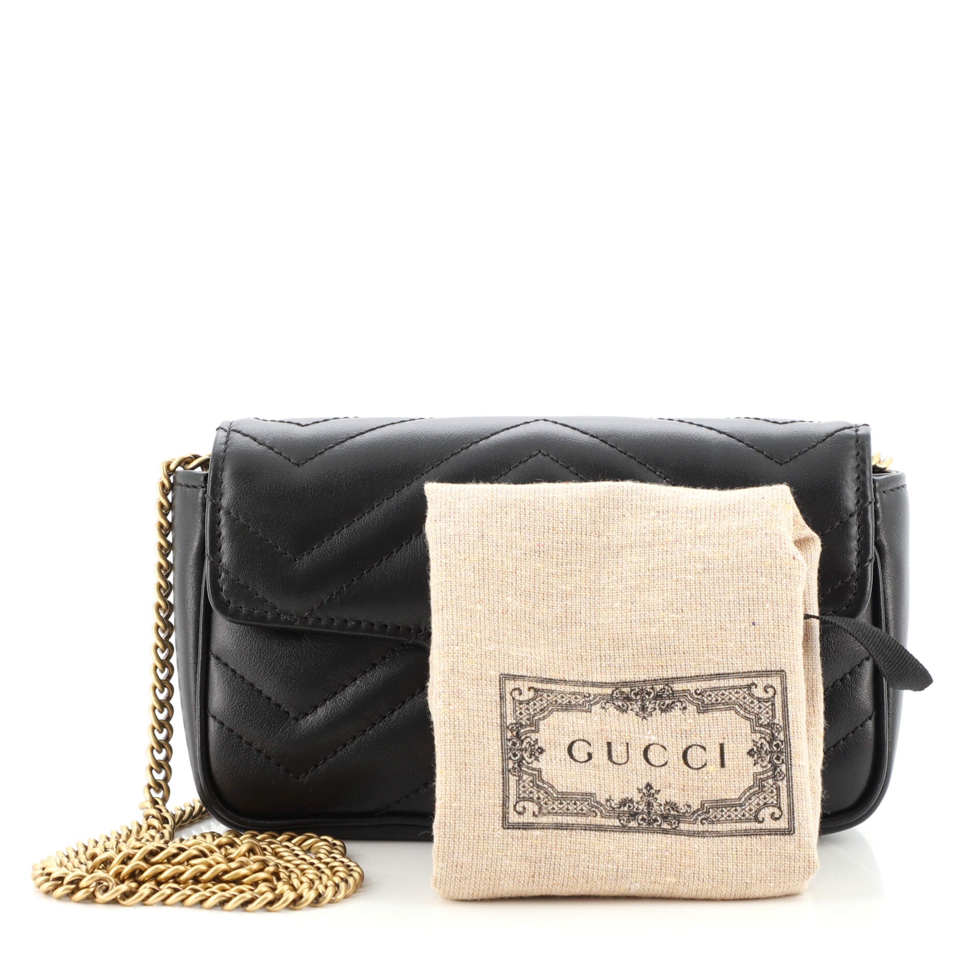 GG Marmont Flap Bag Matelasse Leather Super Mini