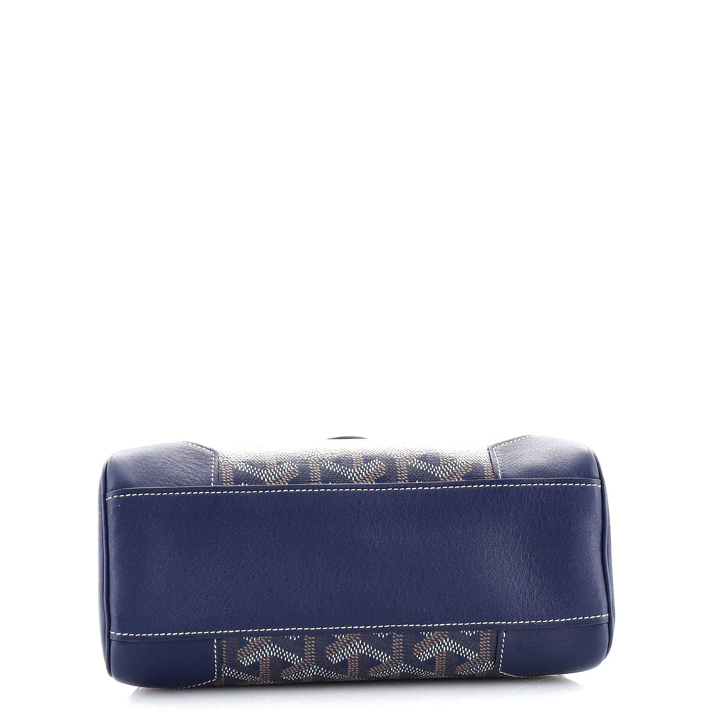 Saigon Top Handle Bag Coated Canvas with Leather Mini