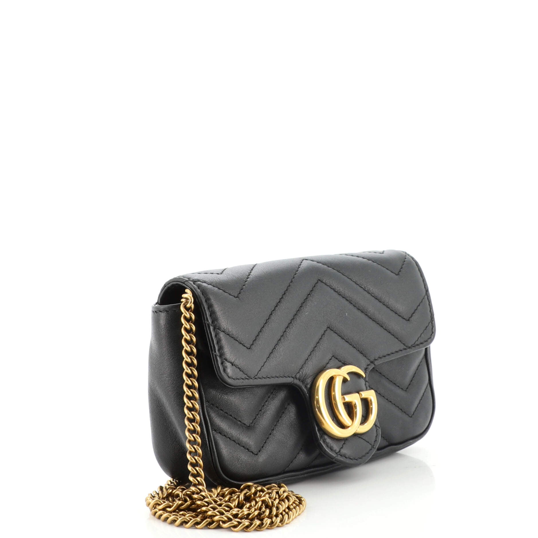 GG Marmont Flap Bag Matelasse Leather Super Mini