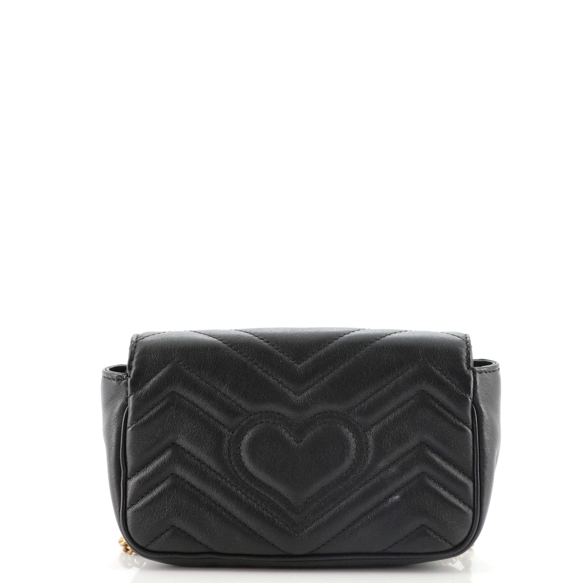 GG Marmont Flap Bag Matelasse Leather Super Mini