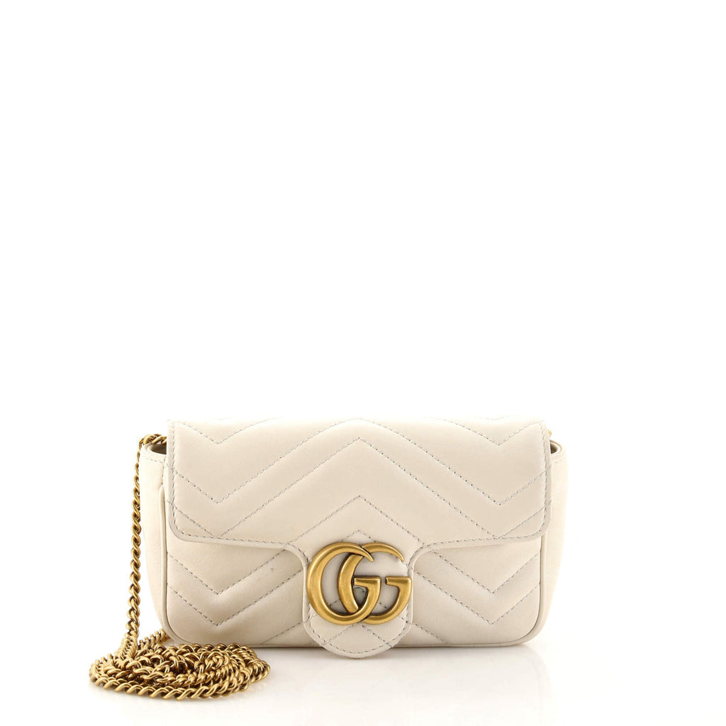 GG Marmont Flap Bag Matelasse Leather Super Mini