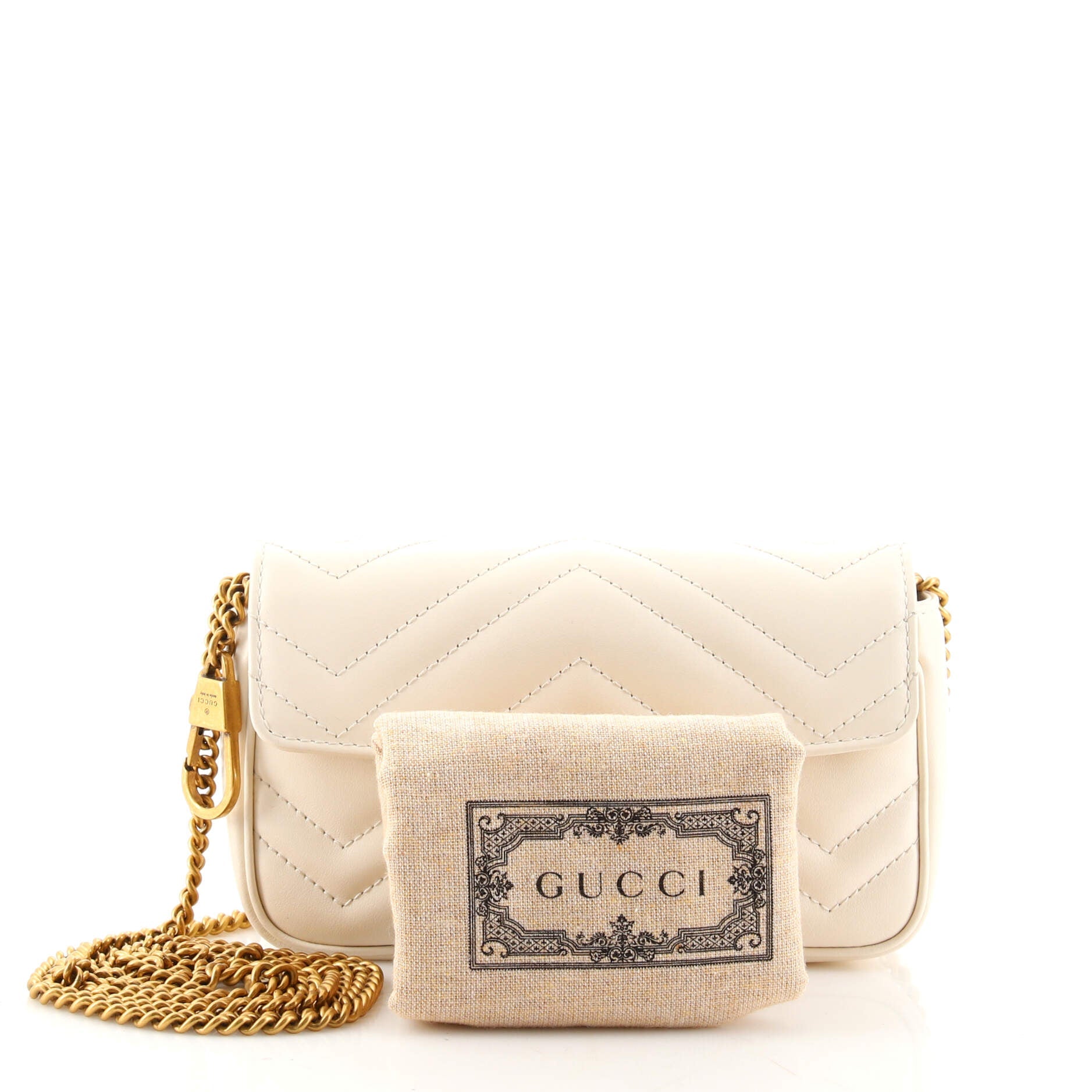 GG Marmont Flap Bag Matelasse Leather Super Mini