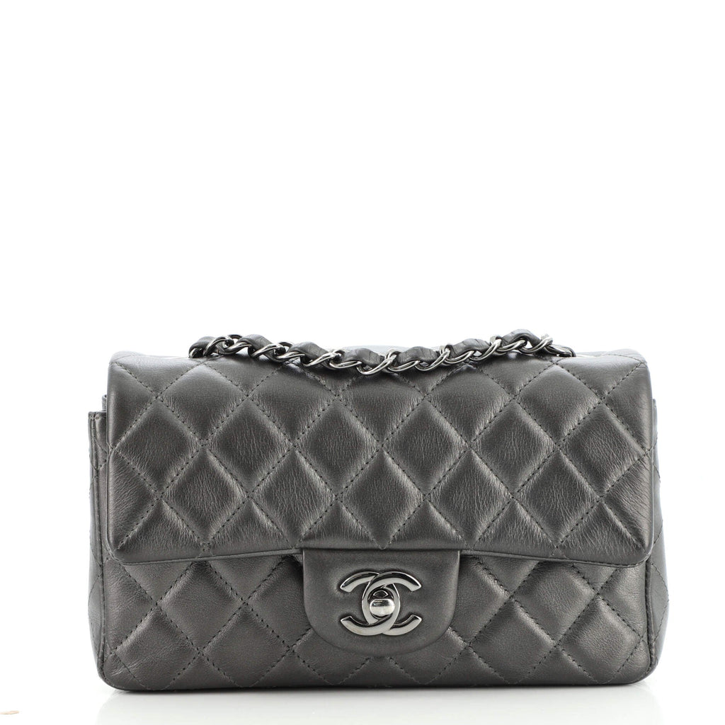Classic Single Flap Bag Quilted Lambskin Mini