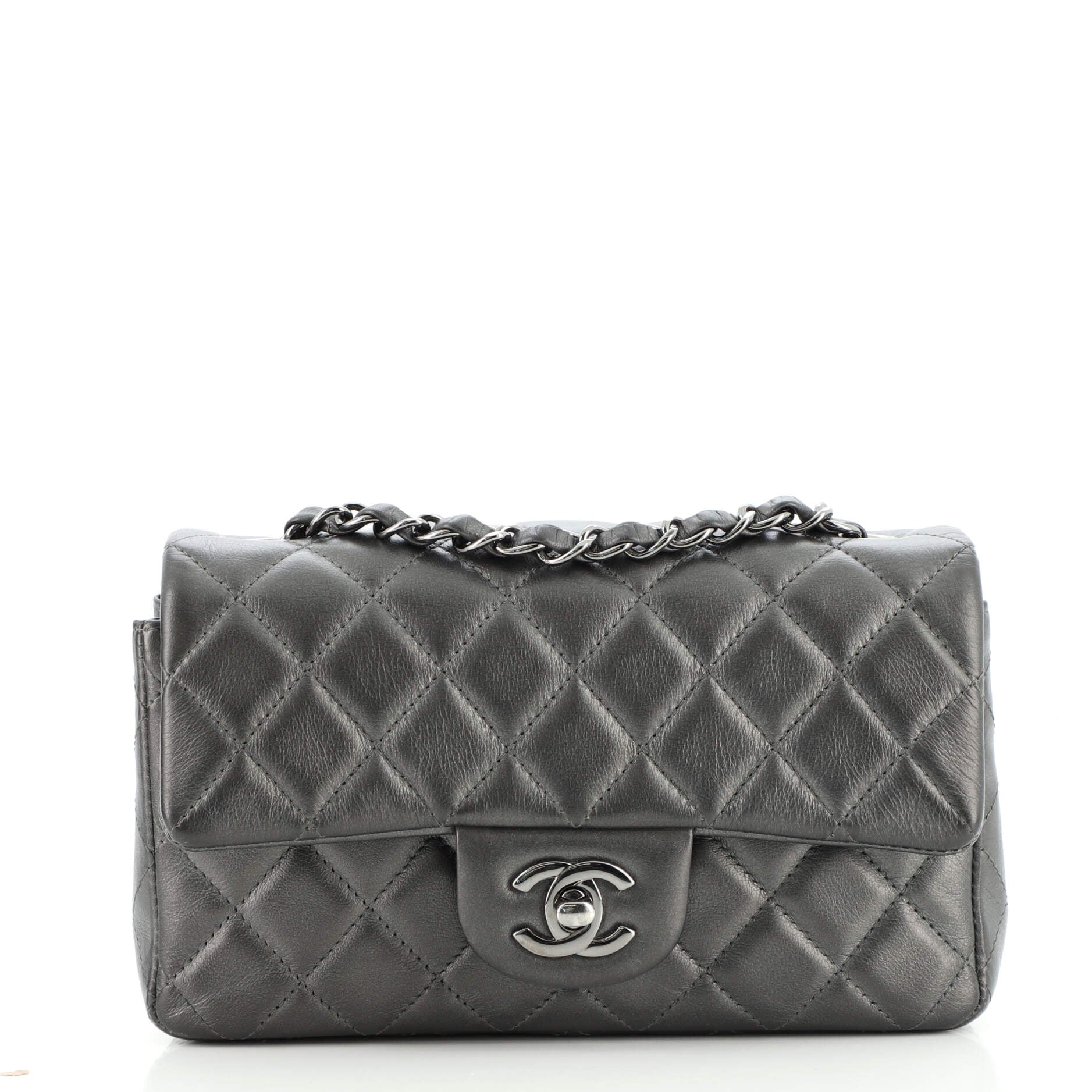 Classic Single Flap Bag Quilted Lambskin Mini