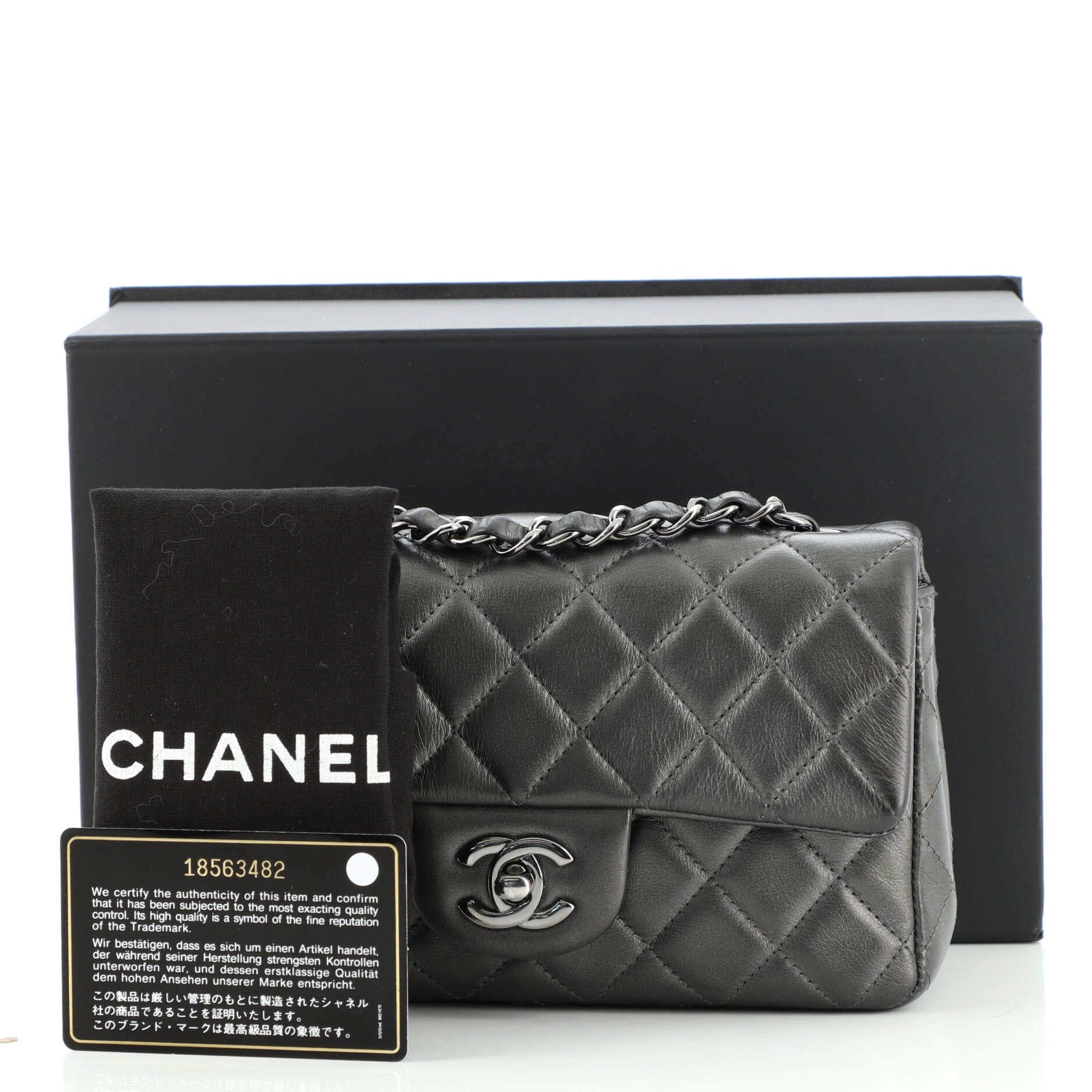Classic Single Flap Bag Quilted Lambskin Mini