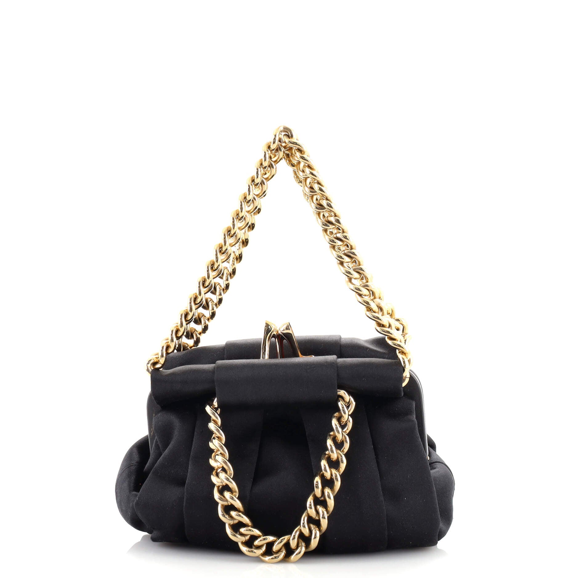 Yoyo Frame Clutch Satin