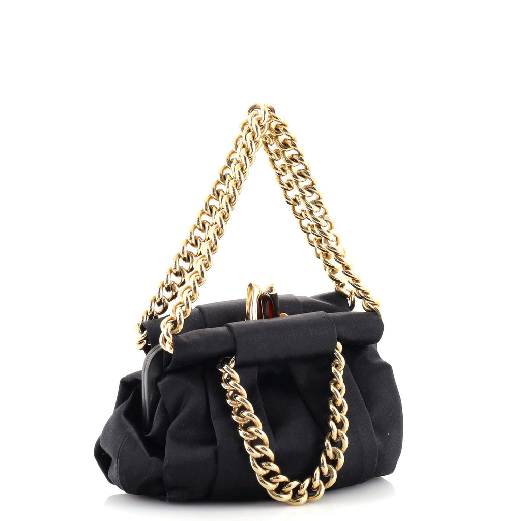 Yoyo Frame Clutch Satin