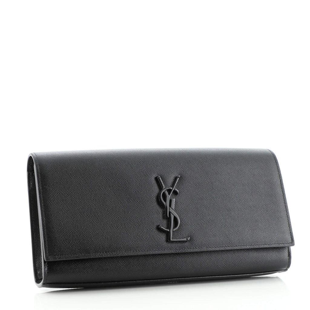 Classic Monogram Clutch Leather Long