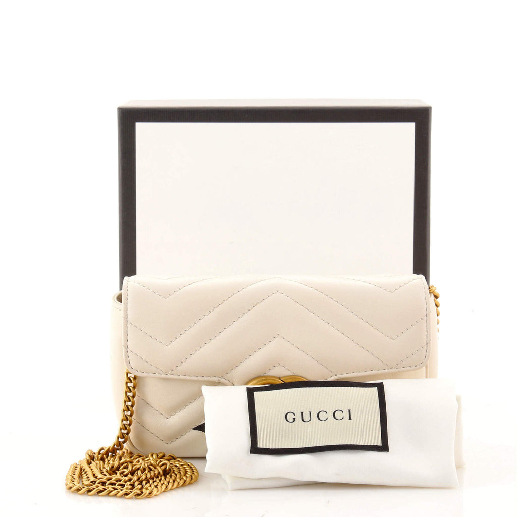 GG Marmont Flap Bag Matelasse Leather Super Mini