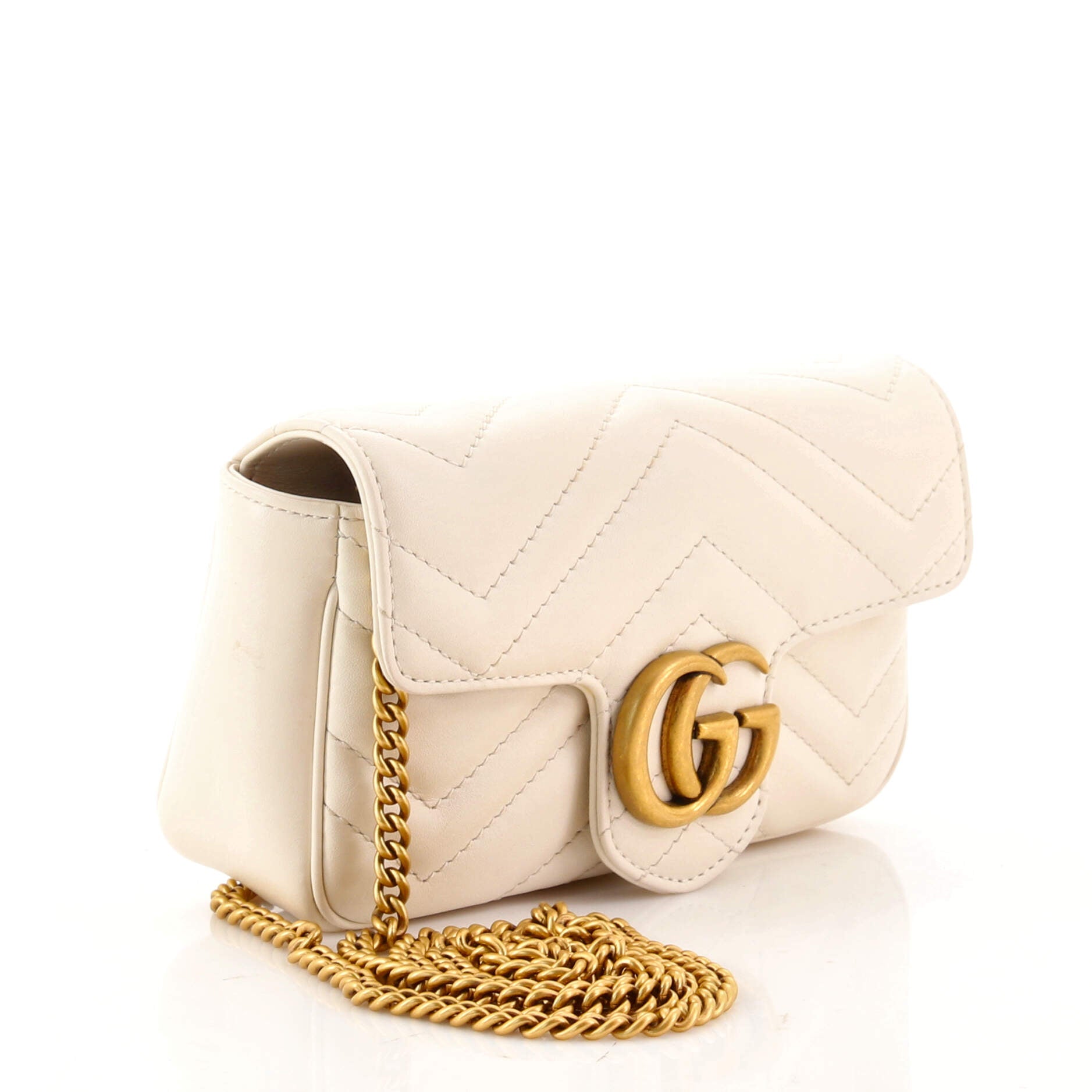 GG Marmont Flap Bag Matelasse Leather Super Mini