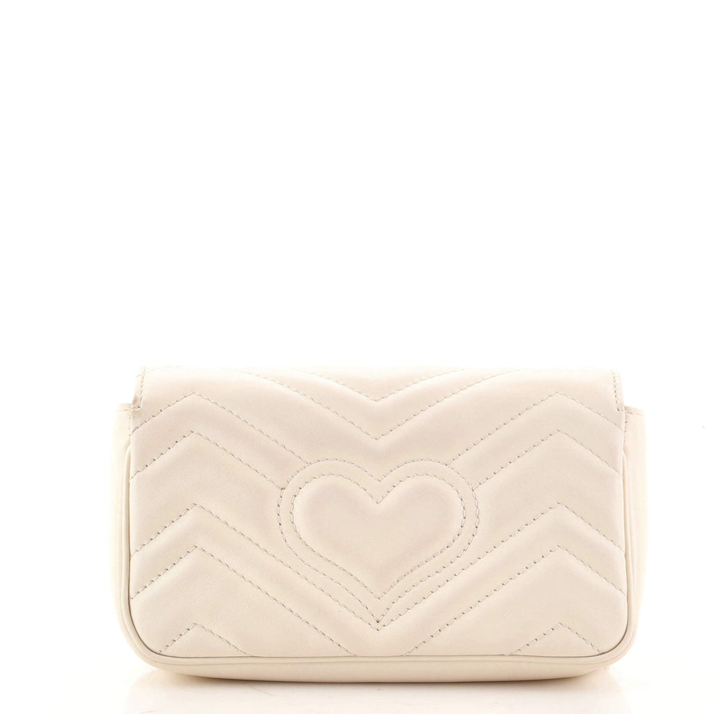 GG Marmont Flap Bag Matelasse Leather Super Mini