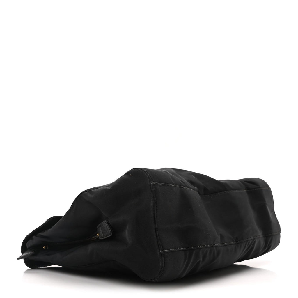 Tessuto Nylon Catena Shoulder Bag Black