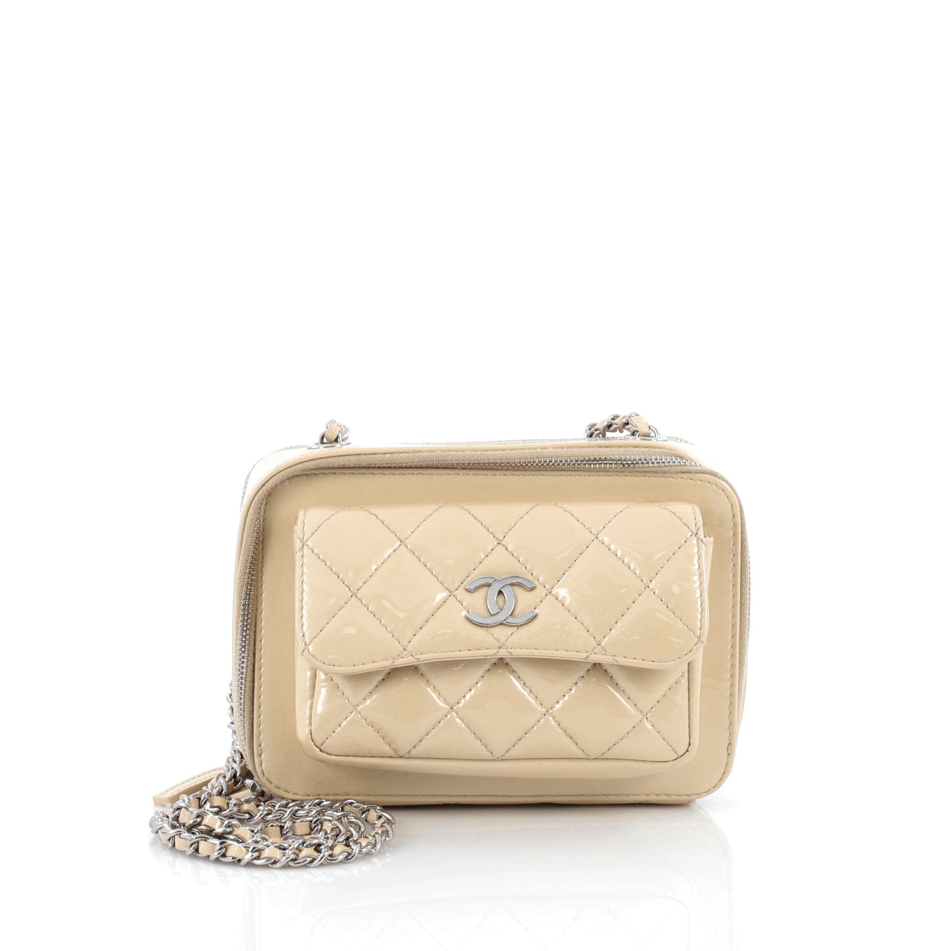 Pocket Box Camera Case Quilted Patent Mini