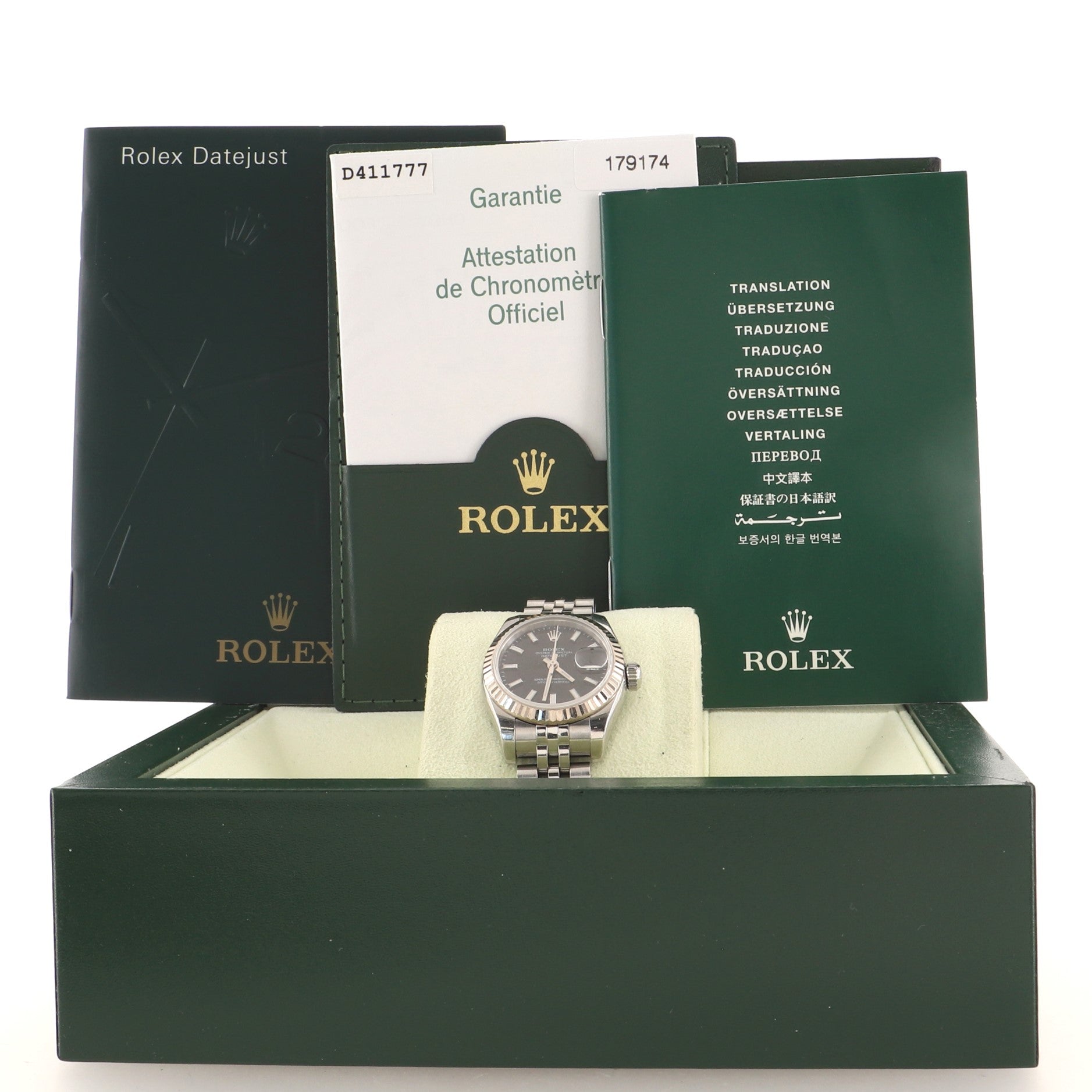 Oyster Perpetual Datejust Automatic Watch Stainless Steel and White Gold 26