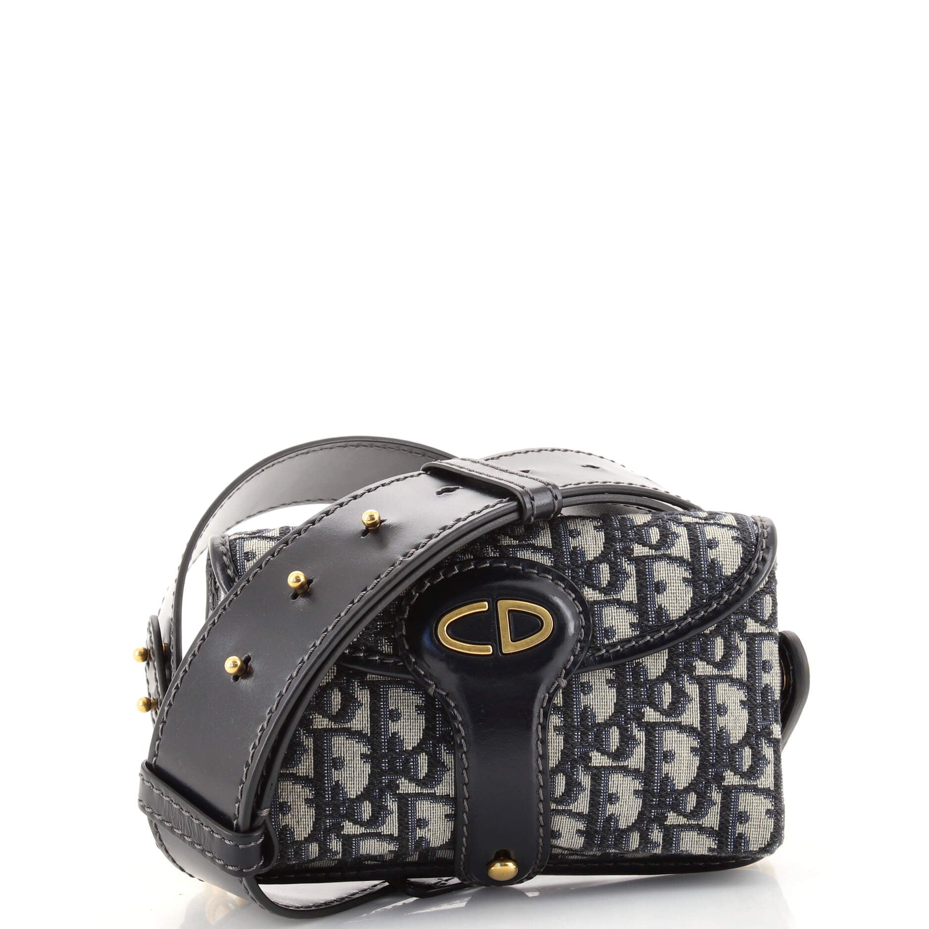 Saddle Bag Oblique Canvas Mini