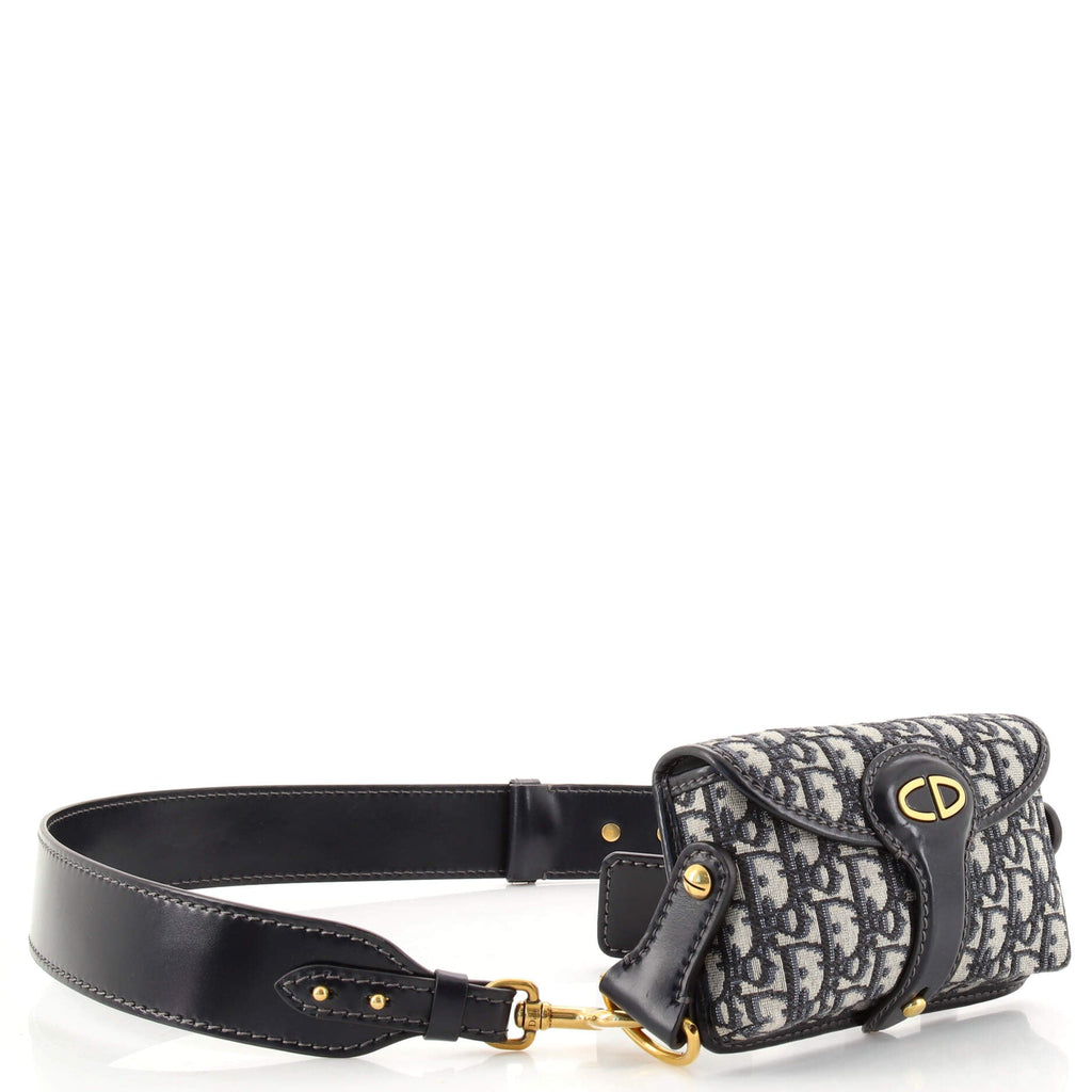 Saddle Bag Oblique Canvas Mini