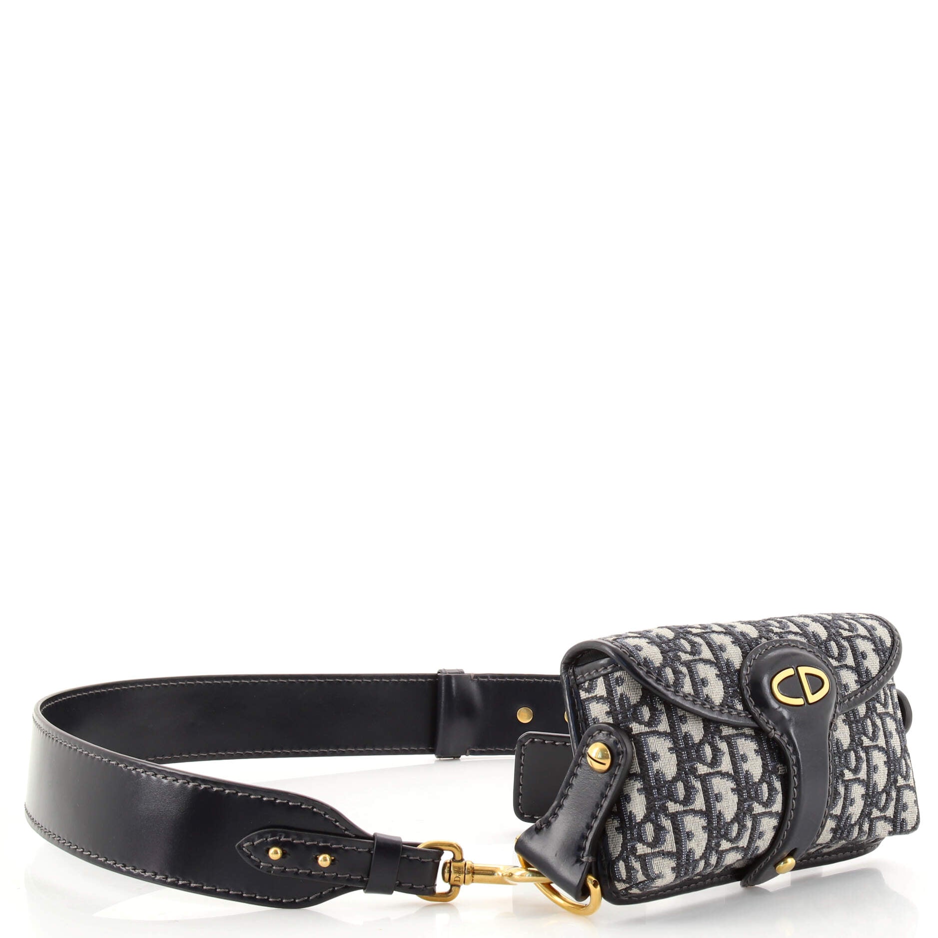 Saddle Bag Oblique Canvas Mini